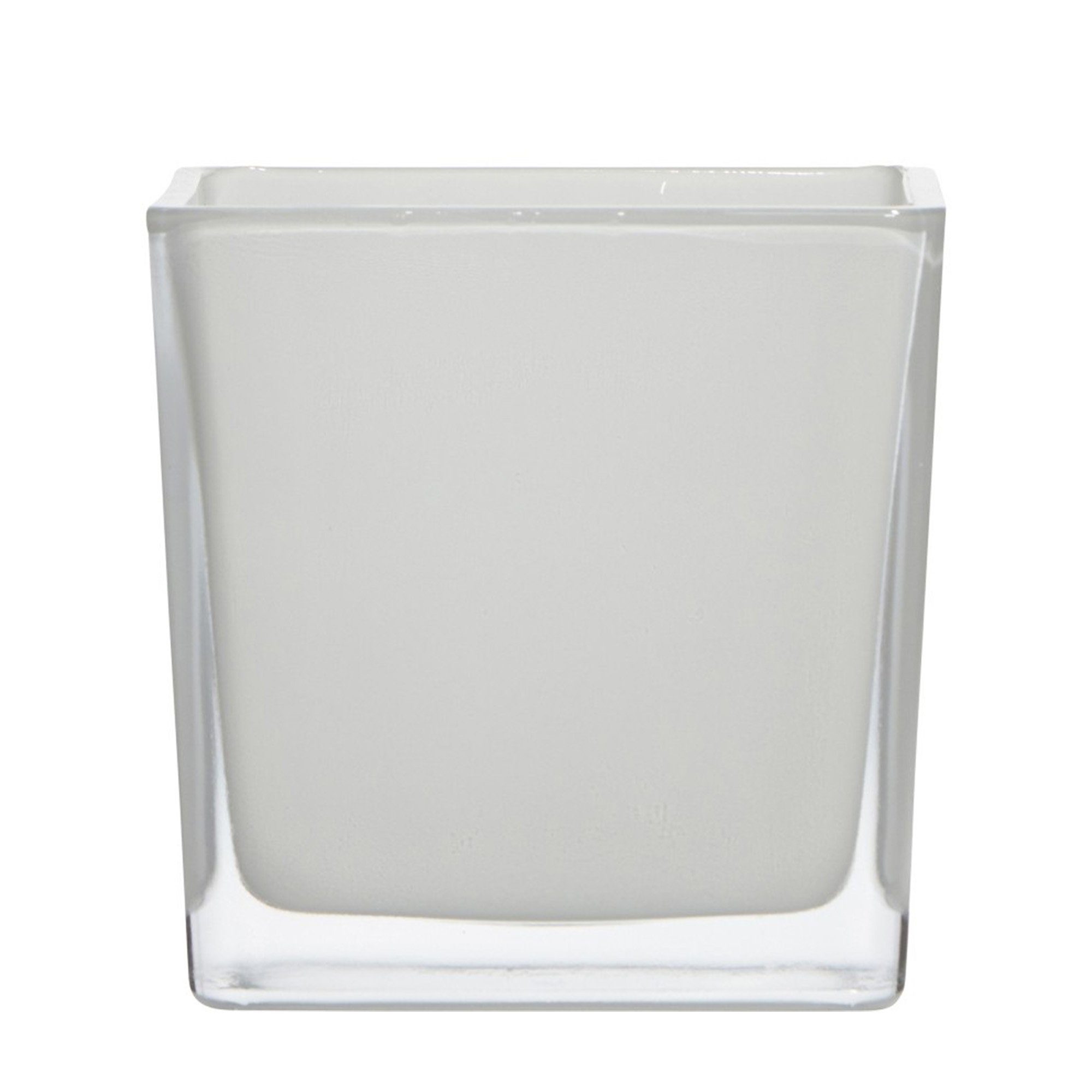 markenlose Dekovase Glasvase Cubic klar Quadratisch 8 x8 x 8cm transparent