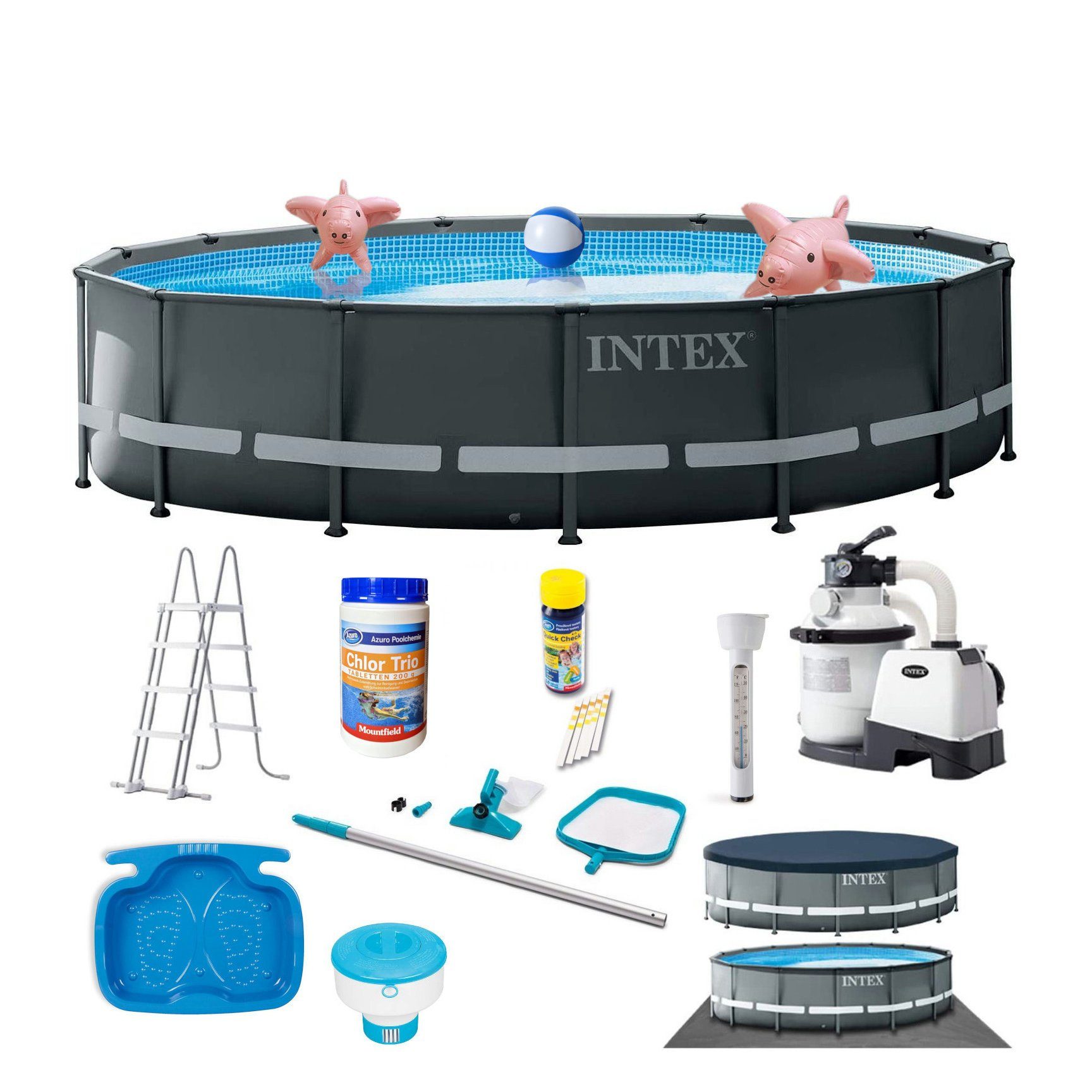 Intex Pool »INTEX 26326GN Ultra XTR FramePoolSet (488x122cm