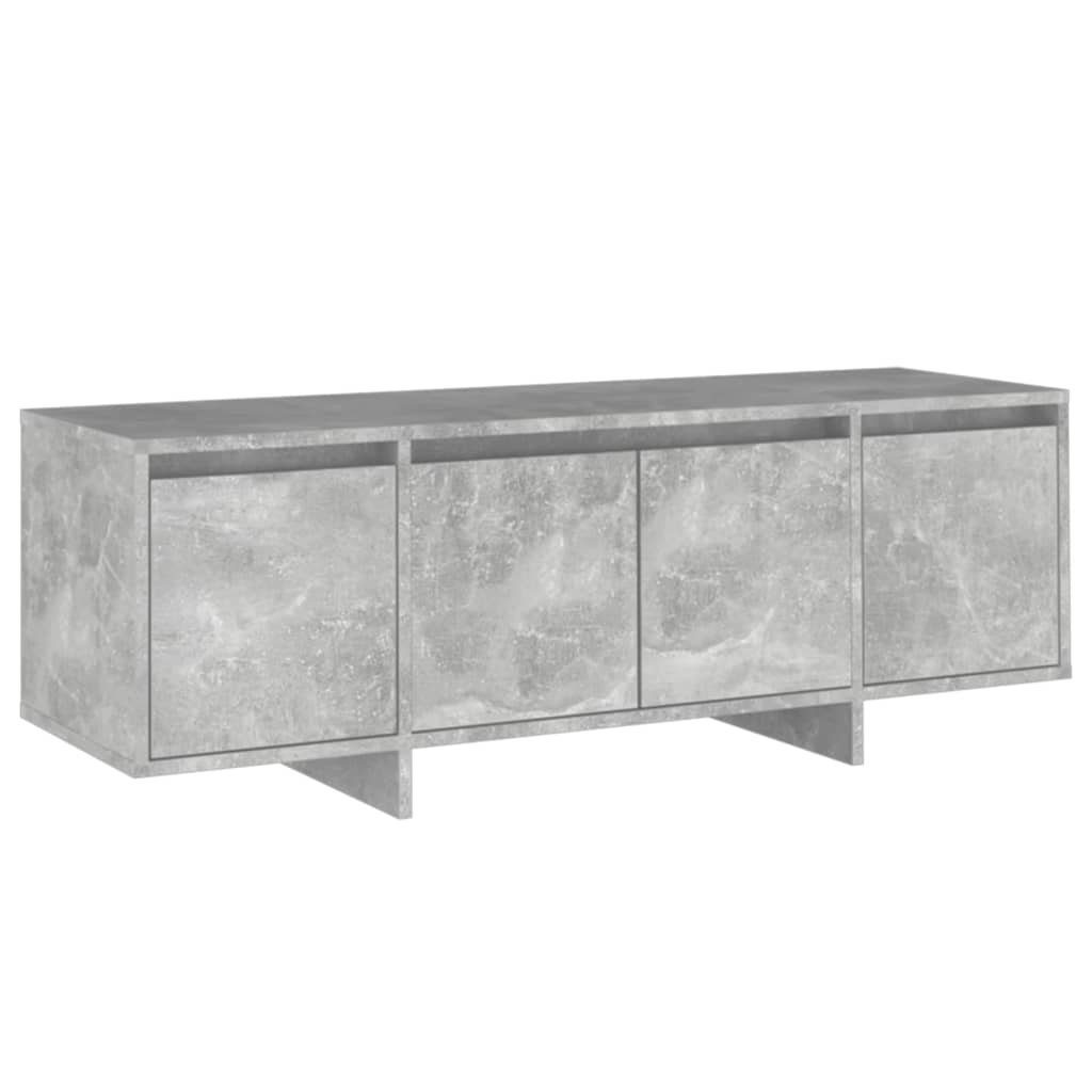 vidaXL TV-Schrank NA TV-Schrank Betongrau 120x30x40,5 cm cm Spanplatte Lowboard