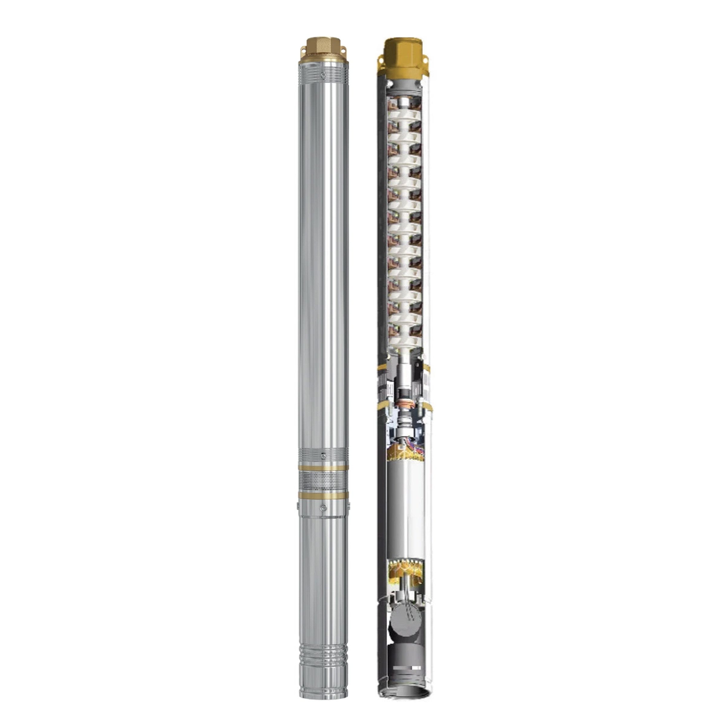 IBO Wasserpumpe IBO Tiefbrunnenpumpe SDM 3.5 3/11 Inches 89mm 6300 l/h 0.8 kW 6.3 Bar (1-tlg)