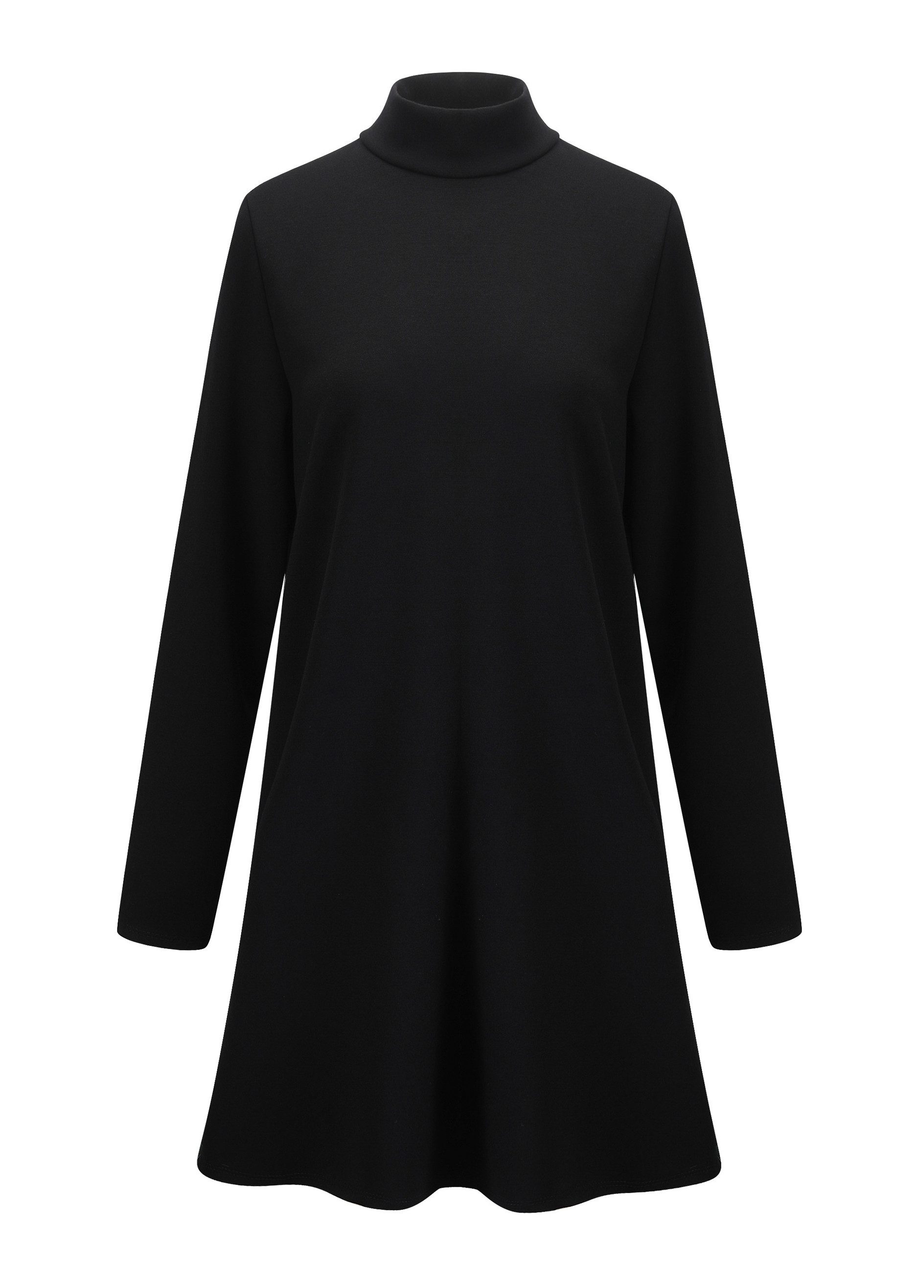 SASSYCLASSY Minikleid Jersey-Kleid Damen mit kurzem Schnitt Schwarz Feminin günstig online kaufen