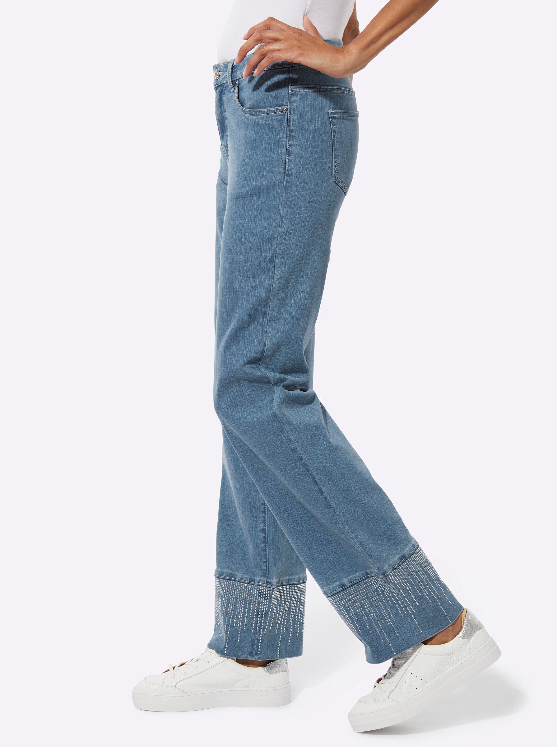 creation L Bequeme Jeans Lyocell-Baumwoll-Jeans komfortabel
