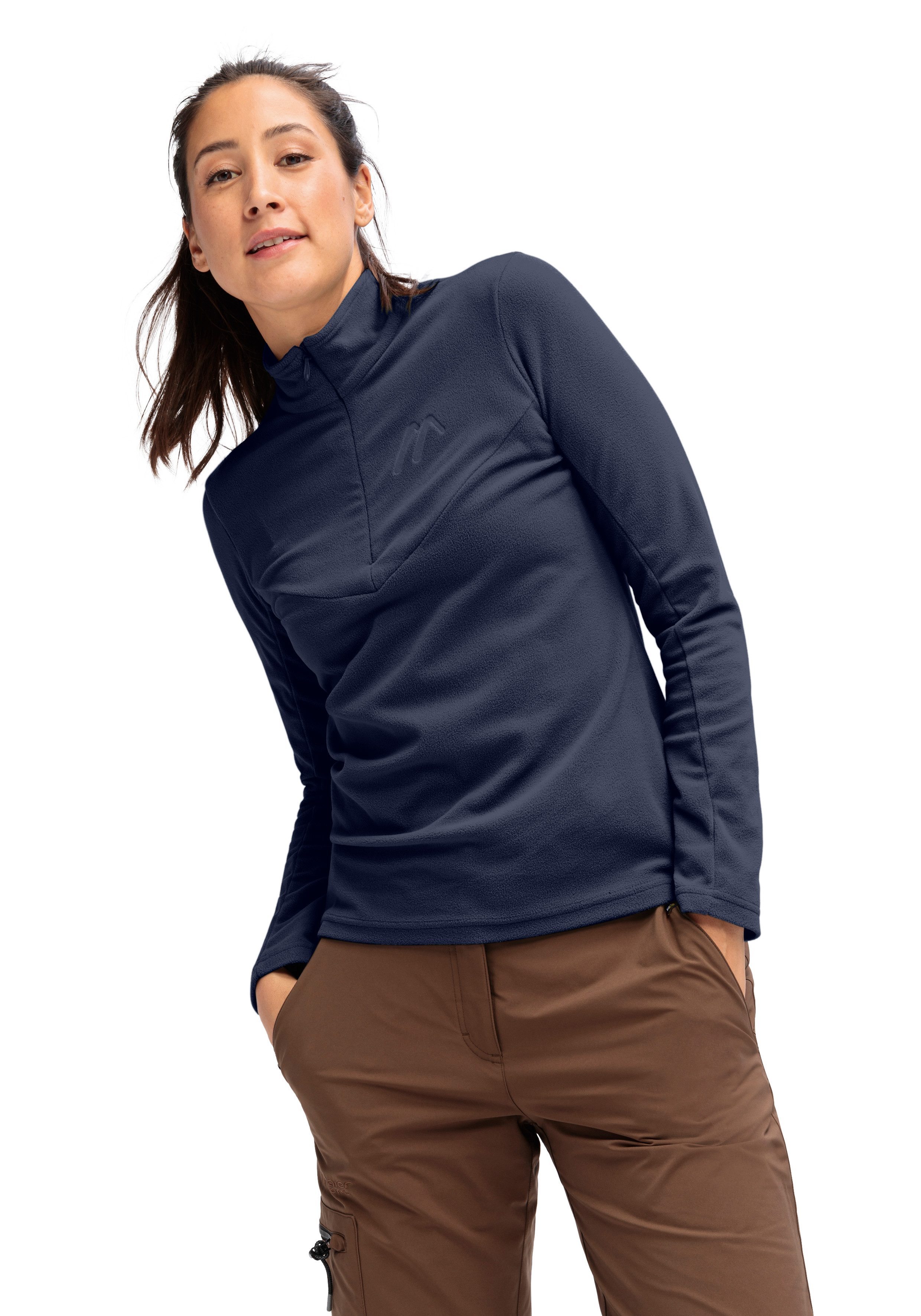 Maier Sports Rollkragenpullover DA-ROLLI DENISE HZ W mit schützendem Kragenbereich, aus Polyester