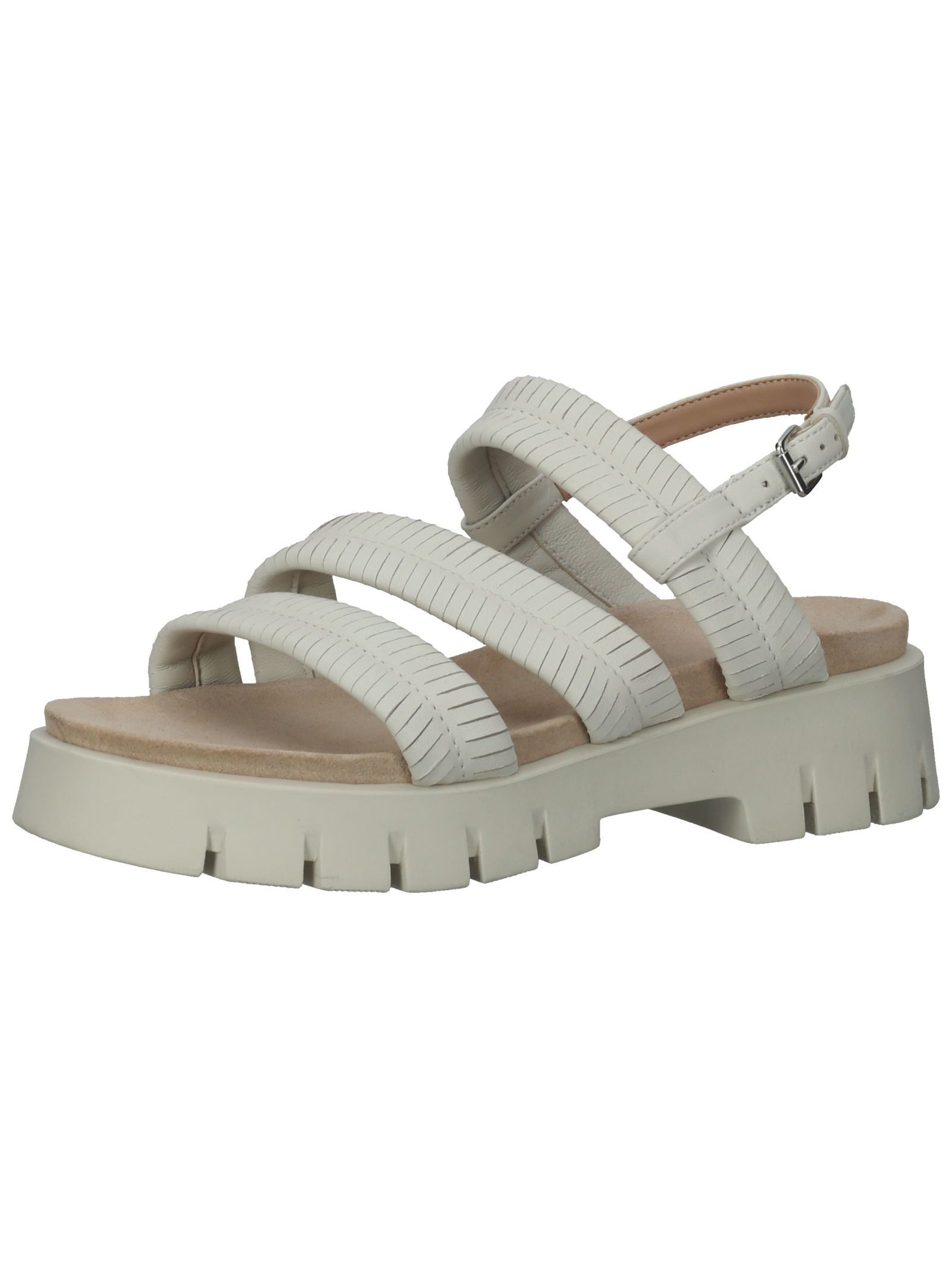 Sansibar Sandalen Leder . Plateausandaletten