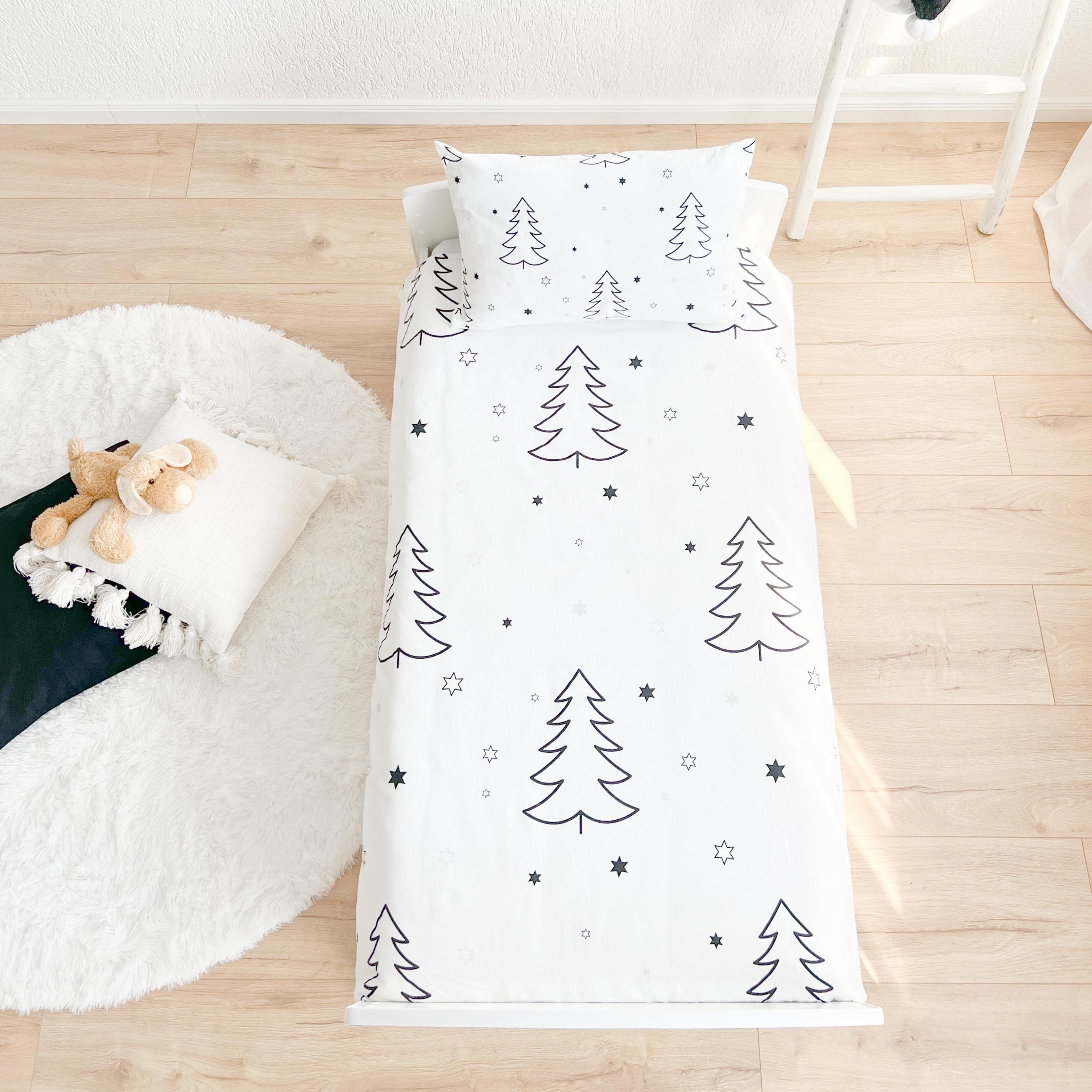 MTOnlinehandel Kinderbettwäsche Weihnachten "Winterzauber" Babybettwäsche m günstig online kaufen