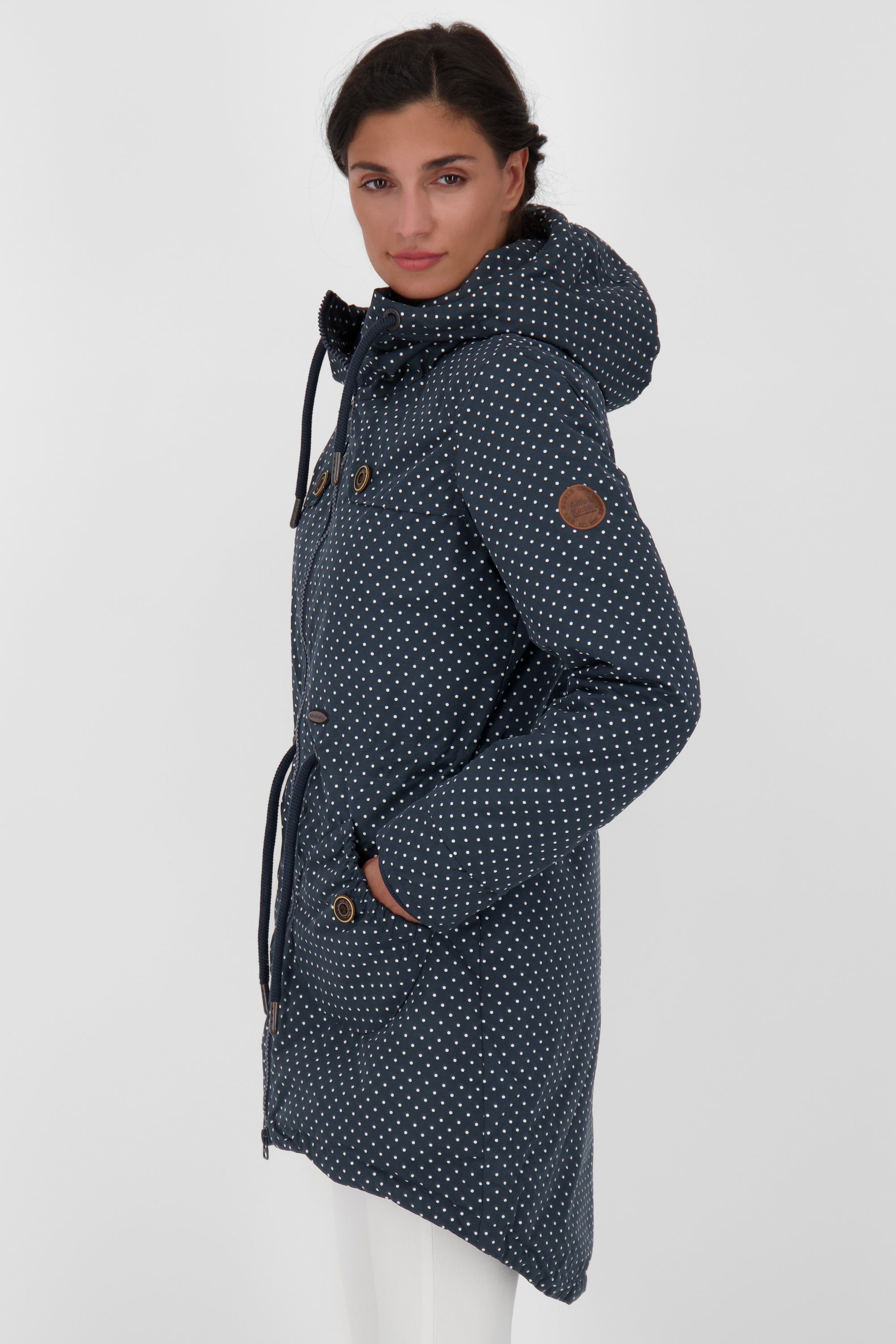 & Jacke Alife Winterjacke, marine gefütterte Jacket Kickin Damen KarlottiAK Winterjacke A