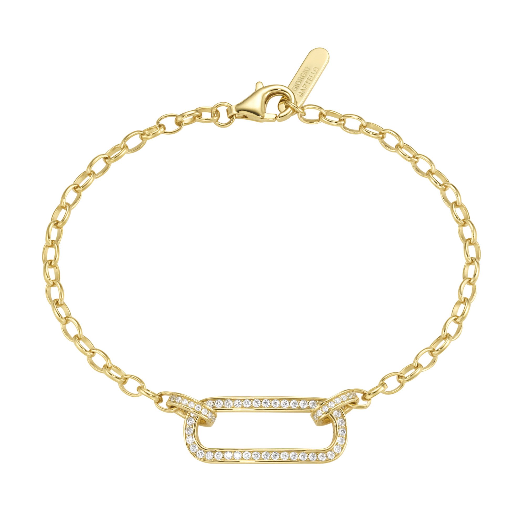 Armband mit Zirkonia, Silber 925