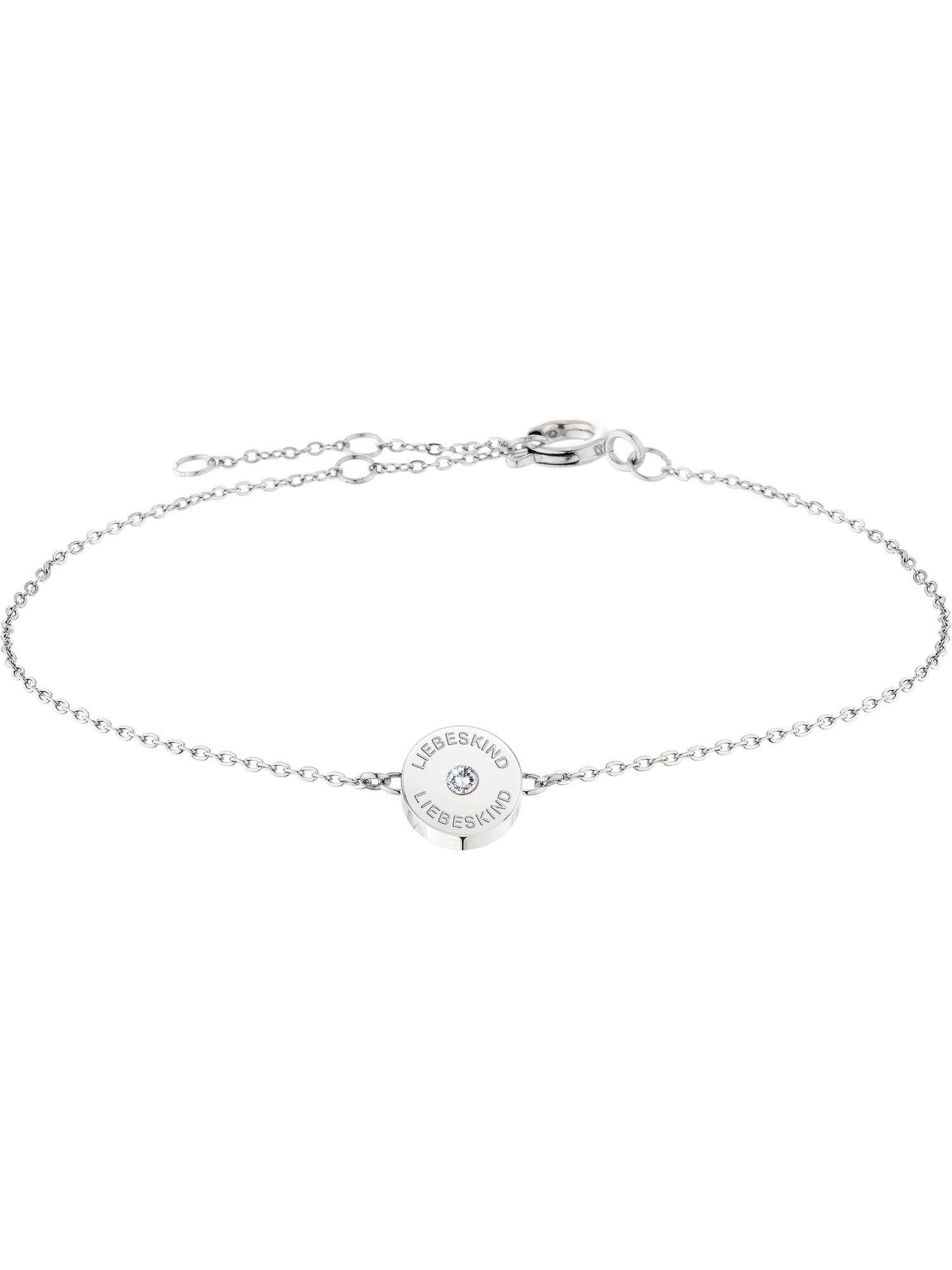 Edelstahlarmband Liebeskind Damen-Armband Edelstahl Zirkonia