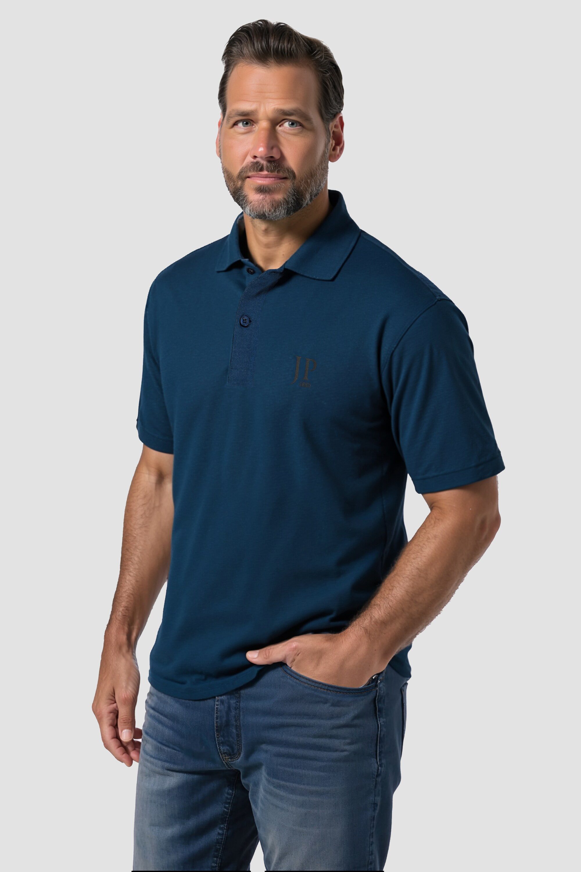 JP1880 Poloshirt Poloshirts Basic 2er-Pack Piqué günstig online kaufen
