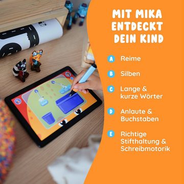 Edurino Lernspielzeug Bundle - Starterset Juki + Figur Mika, Robin, Luka & Mäppchen Small