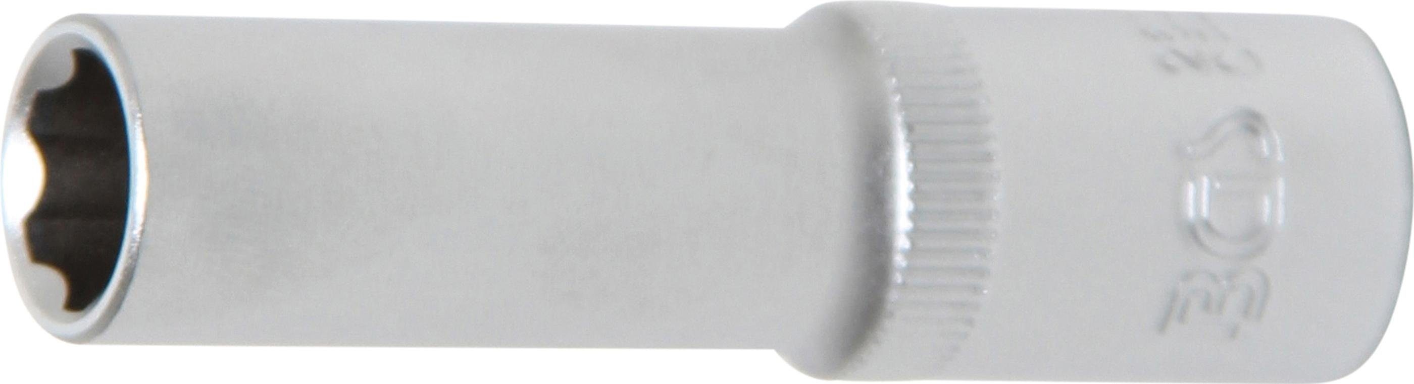 BGS technic Stecknuss Steckschlüssel-Einsatz Super Lock, tief, Antrieb Innenvierkant 10 mm (3/8), SW 10 mm
