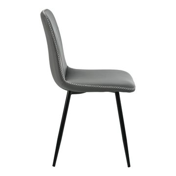 GLIESE 4-Fußstuhl Esszimmerstuhl (4 St), Küchenstuhl Polsterstuhl Design Stuhl
