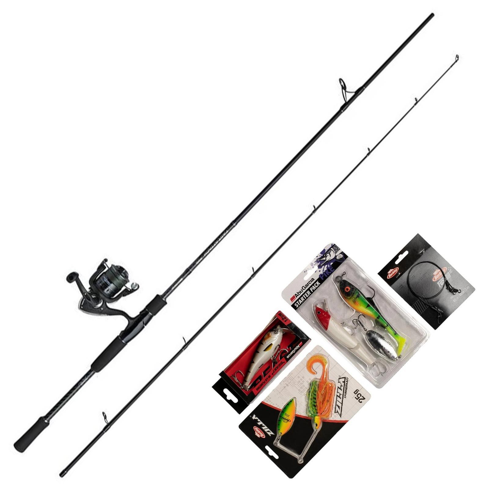 Abu Garcia Spinnrute, Abu Garcia Fast Attack Pro 270 10-45g Zander Komplett-Angelset