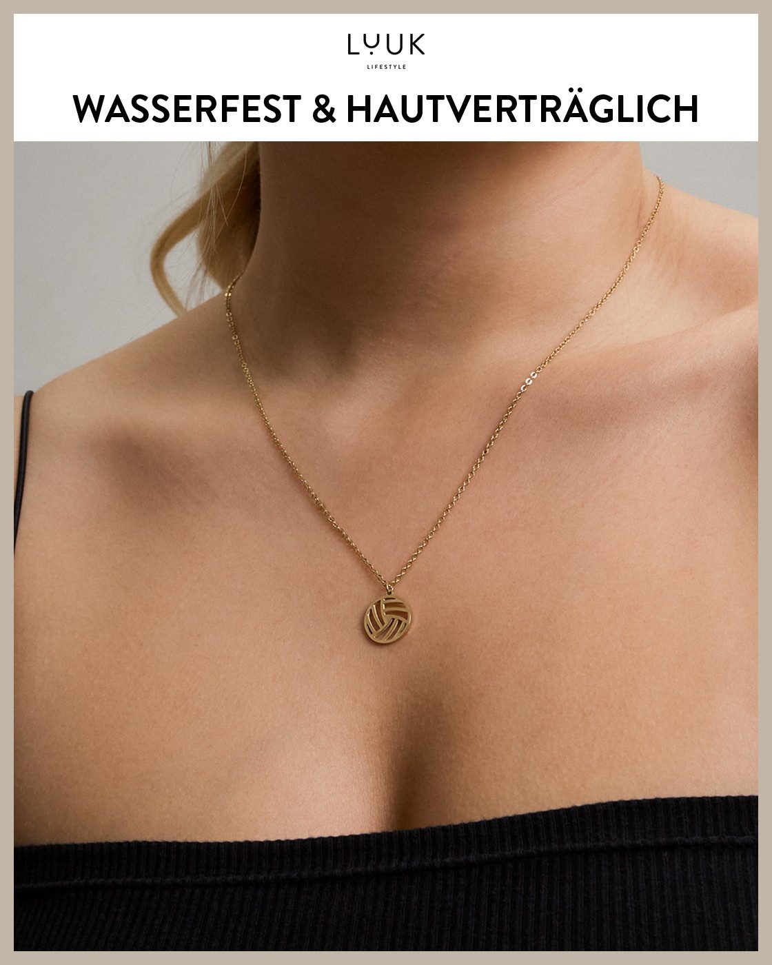 LUUK LIFESTYLE Kette mit Anhänger Volleyball, günstig online kaufen