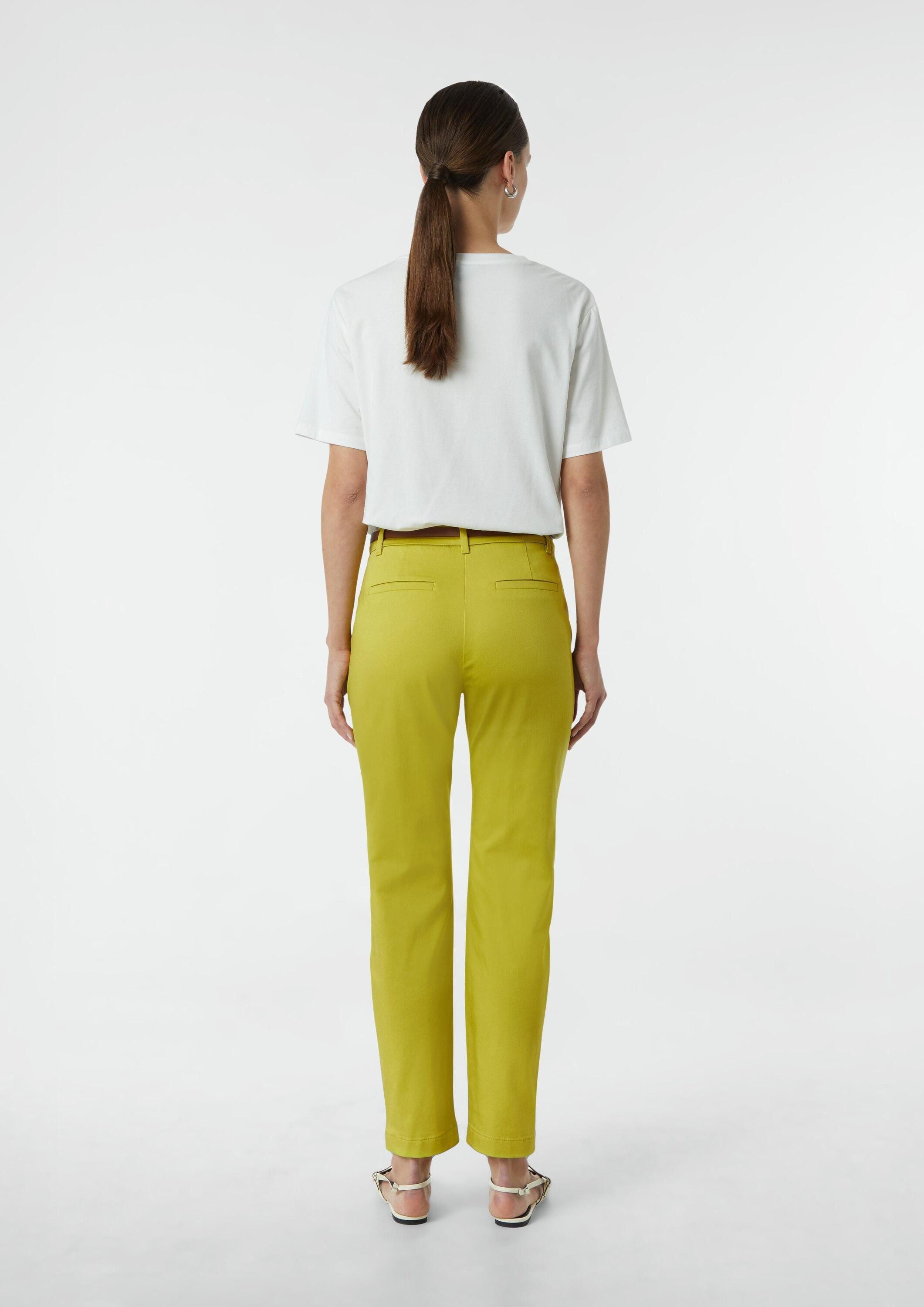 comma Chinos Hose Chinohose mit Gürtel