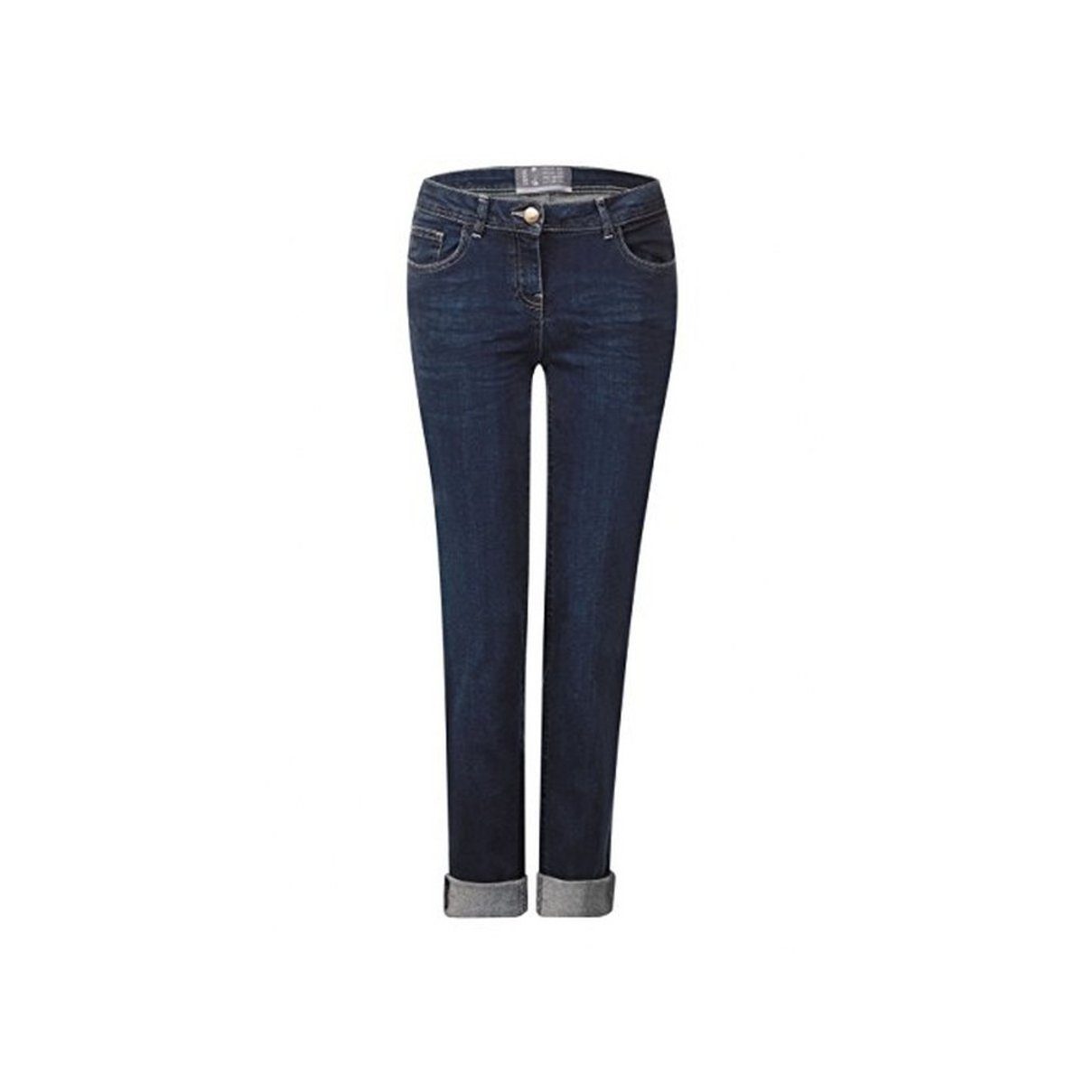 Cecil dunkel-blau 5-Pocket-Jeans (1-tlg)