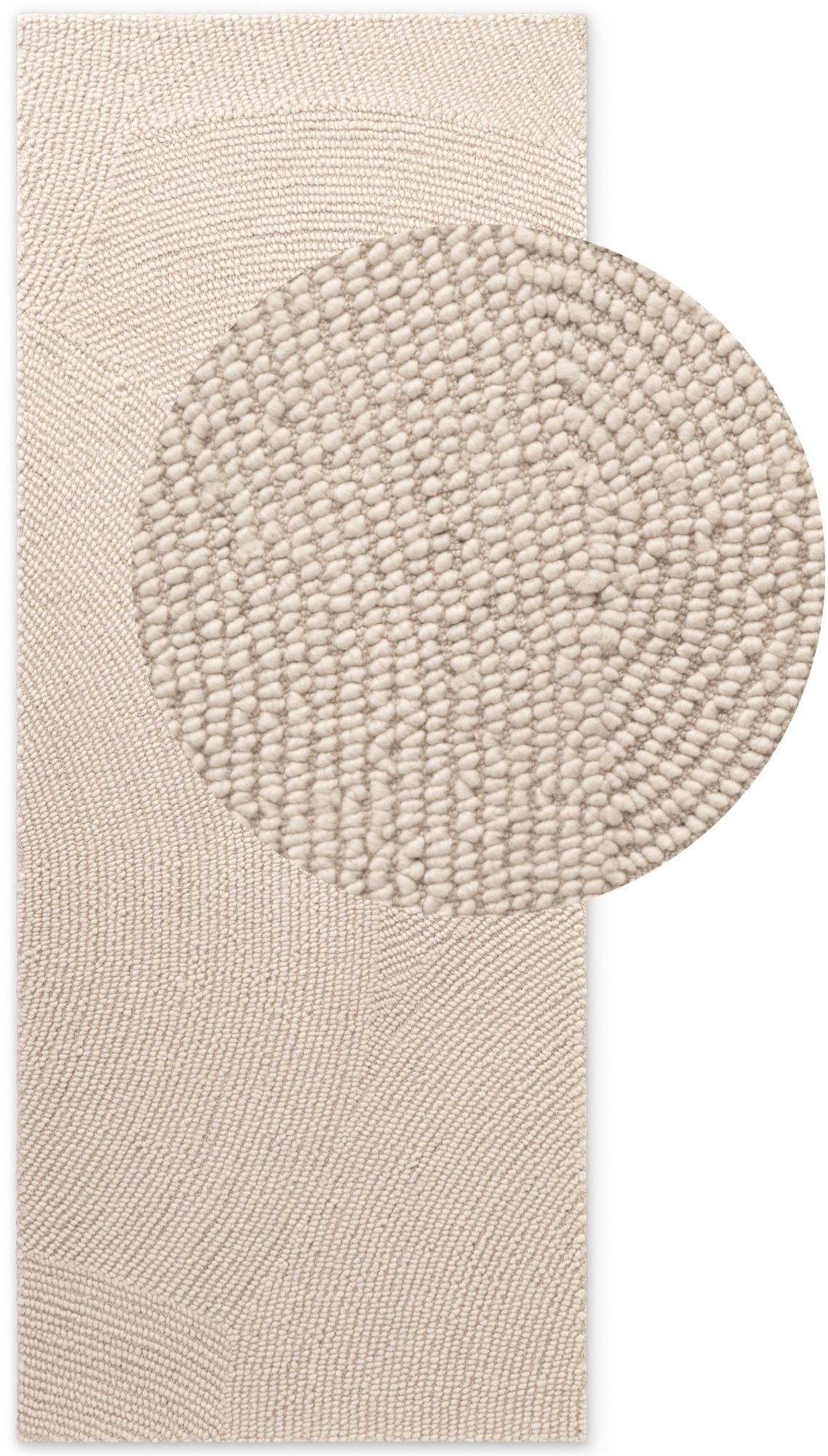 HANSE Home Wollteppich Eleni, rechteckig, Höhe: 18 mm, Handgetuftet, Wolle, günstig online kaufen