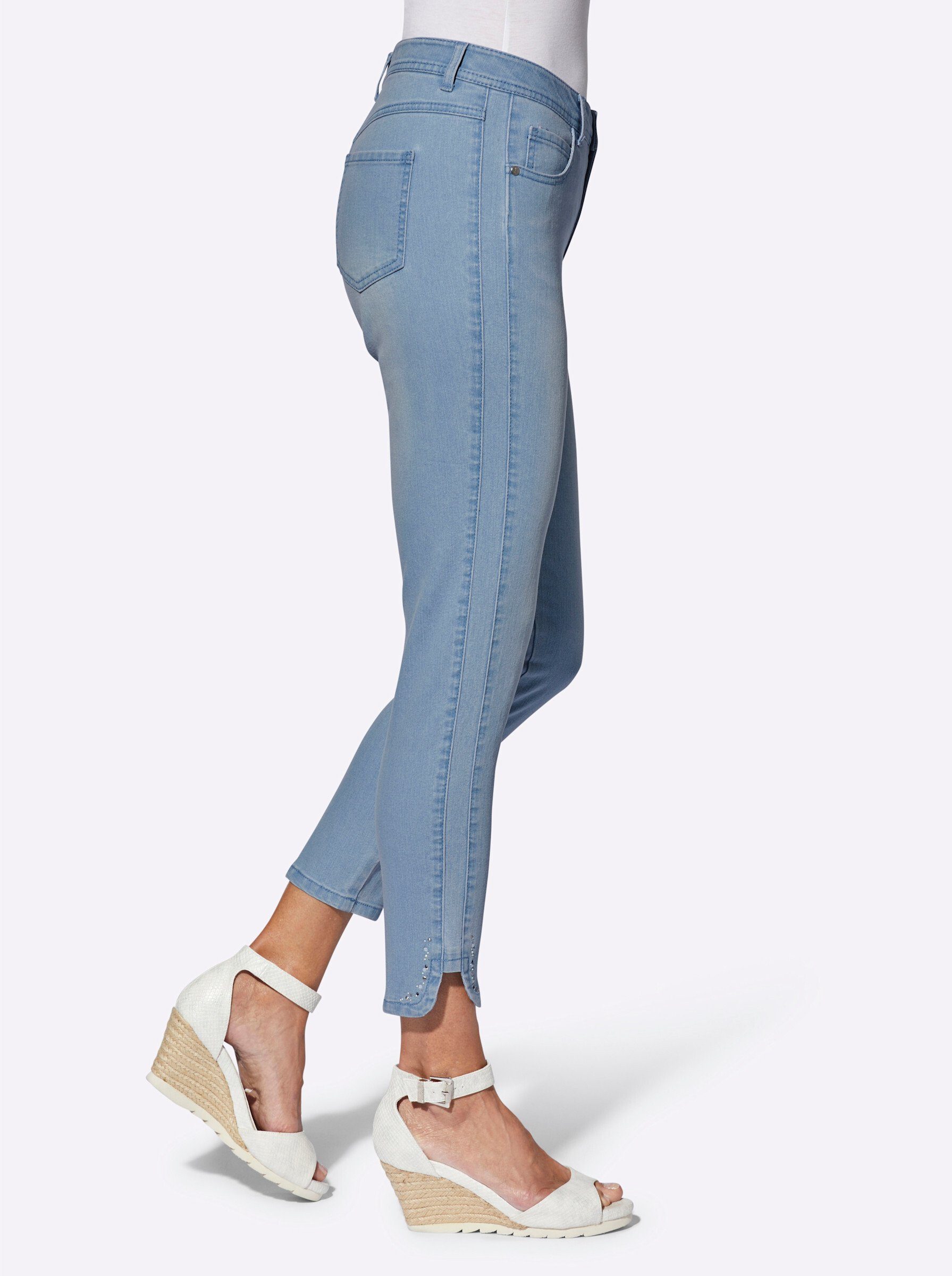 Witt Jeansshorts 7/8-Jeans leicht vertieft günstig online kaufen