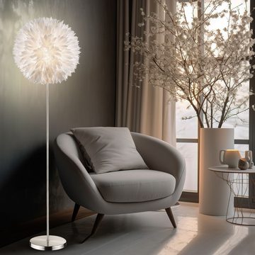 Globo Stehlampe, Leuchtmittel nicht inklusive, Design Steh Stand Leuchte Gästezimmer Blüten Kugel Lampe Schalter