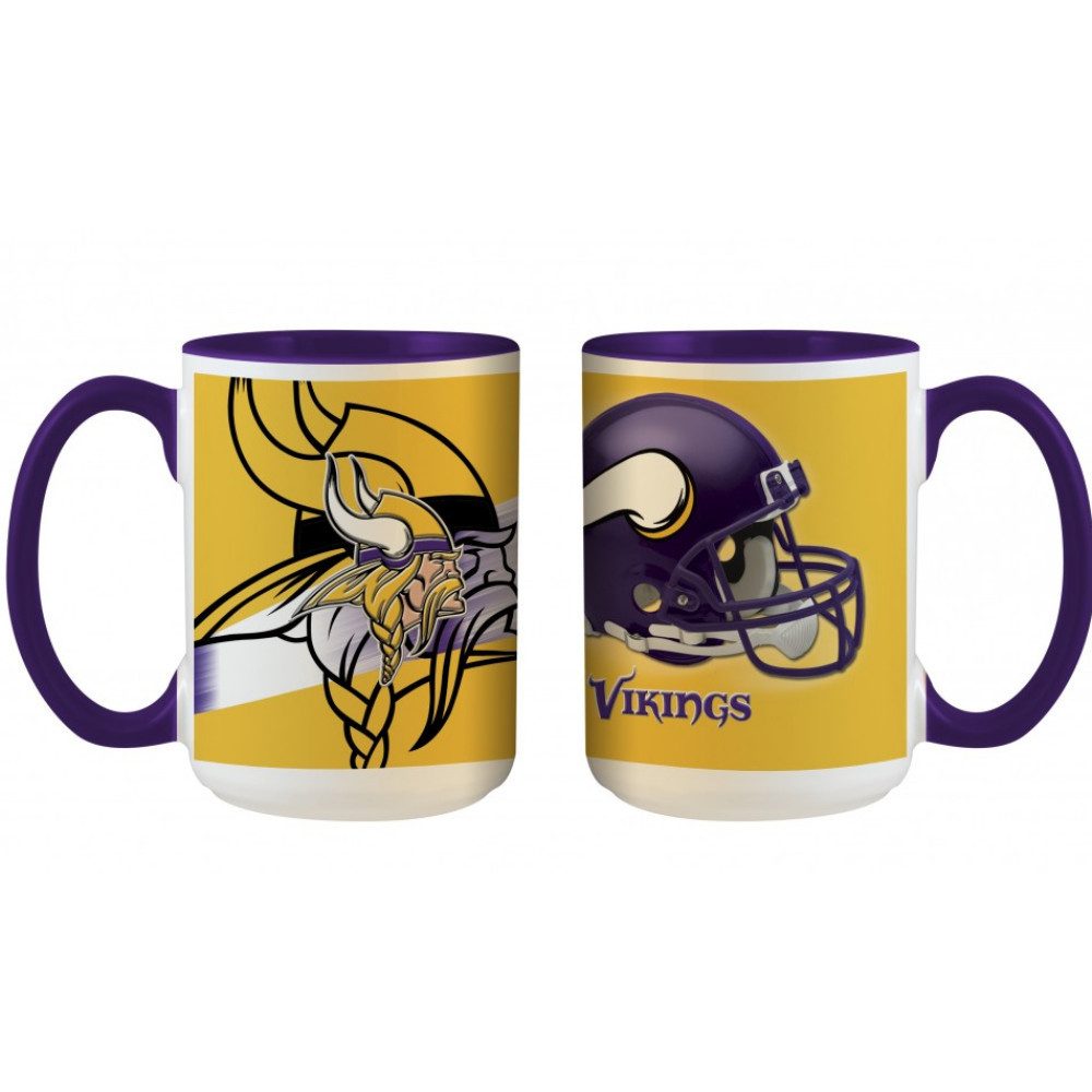 Minnesota Vikings Minnesota Vikings 3D Inner Color Mug 445ml, Keramik