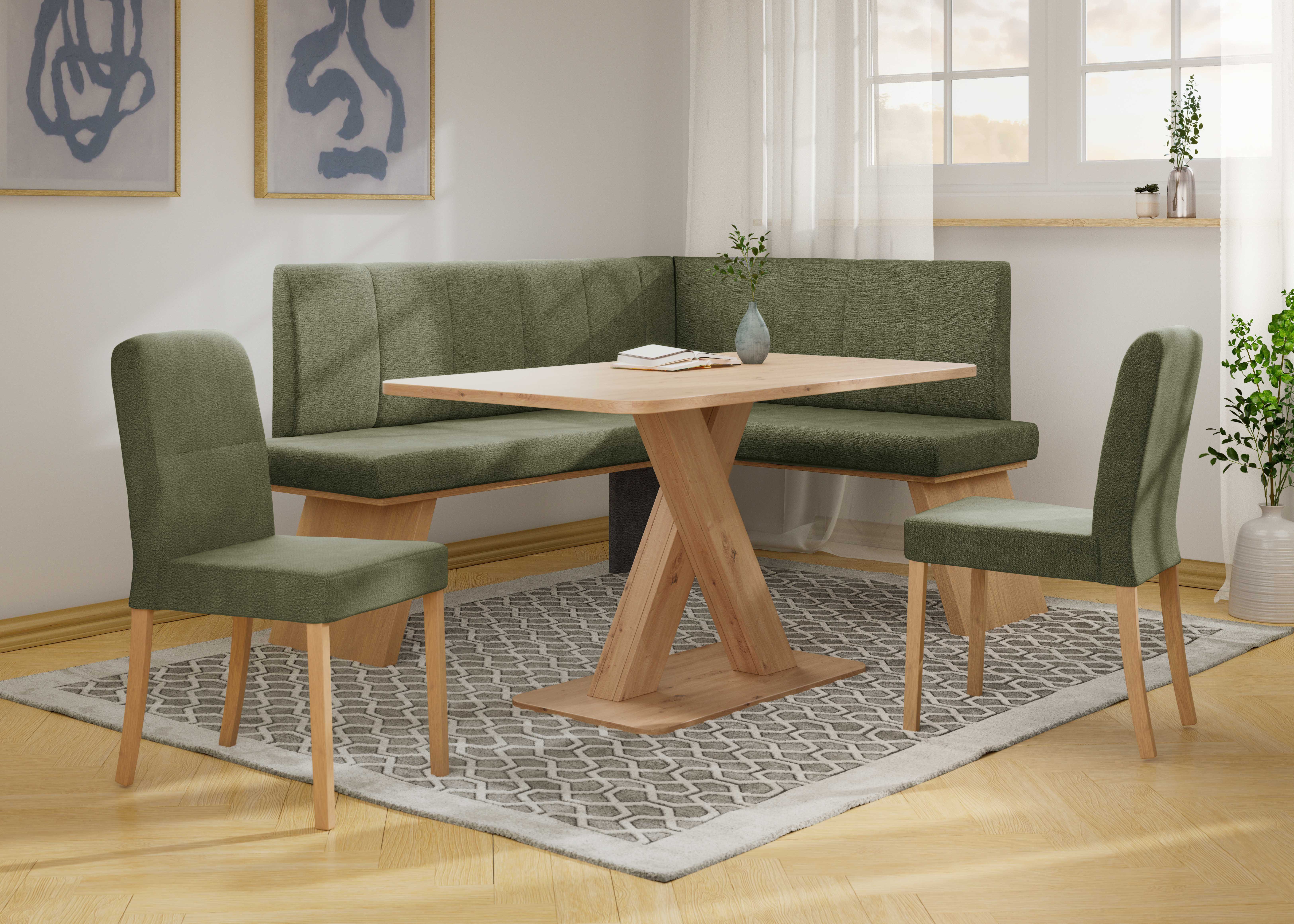 Home affaire Eckbankgruppe Nina, (Set, 4-tlg., 4er), Sitzgruppe Esszimmer S günstig online kaufen