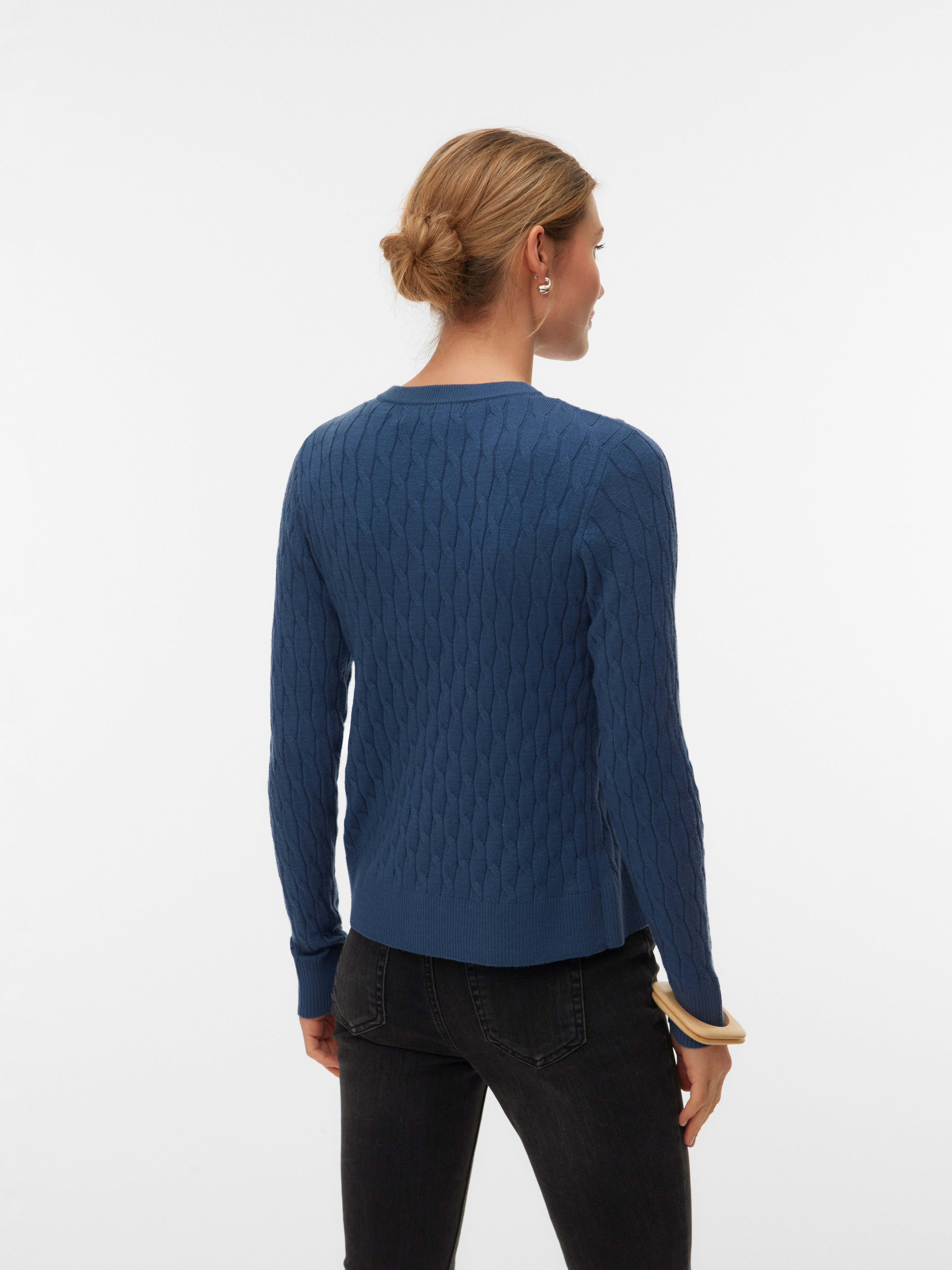 Vero Moda Strickjacke VMFANTASTIC LS O-NECK CABLE CARDIGAN