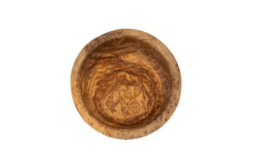 Benera Müslischale Runde Müslischale Dekoschale aus Olivenholz ca. 15 cm
