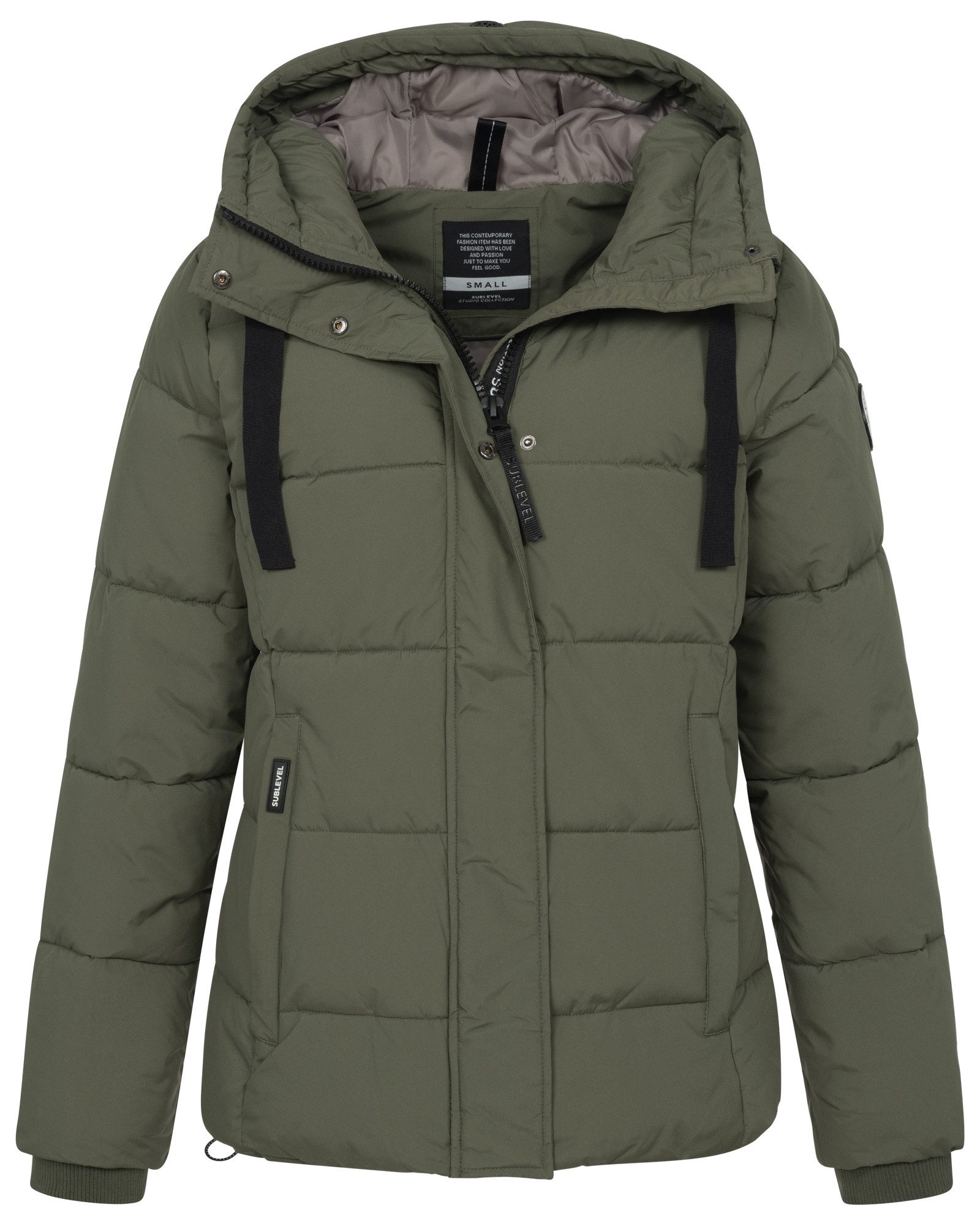 SUBLEVEL Steppjacke Winter Jacke Mantel Parka Steppjacke Lange Winter Mante günstig online kaufen