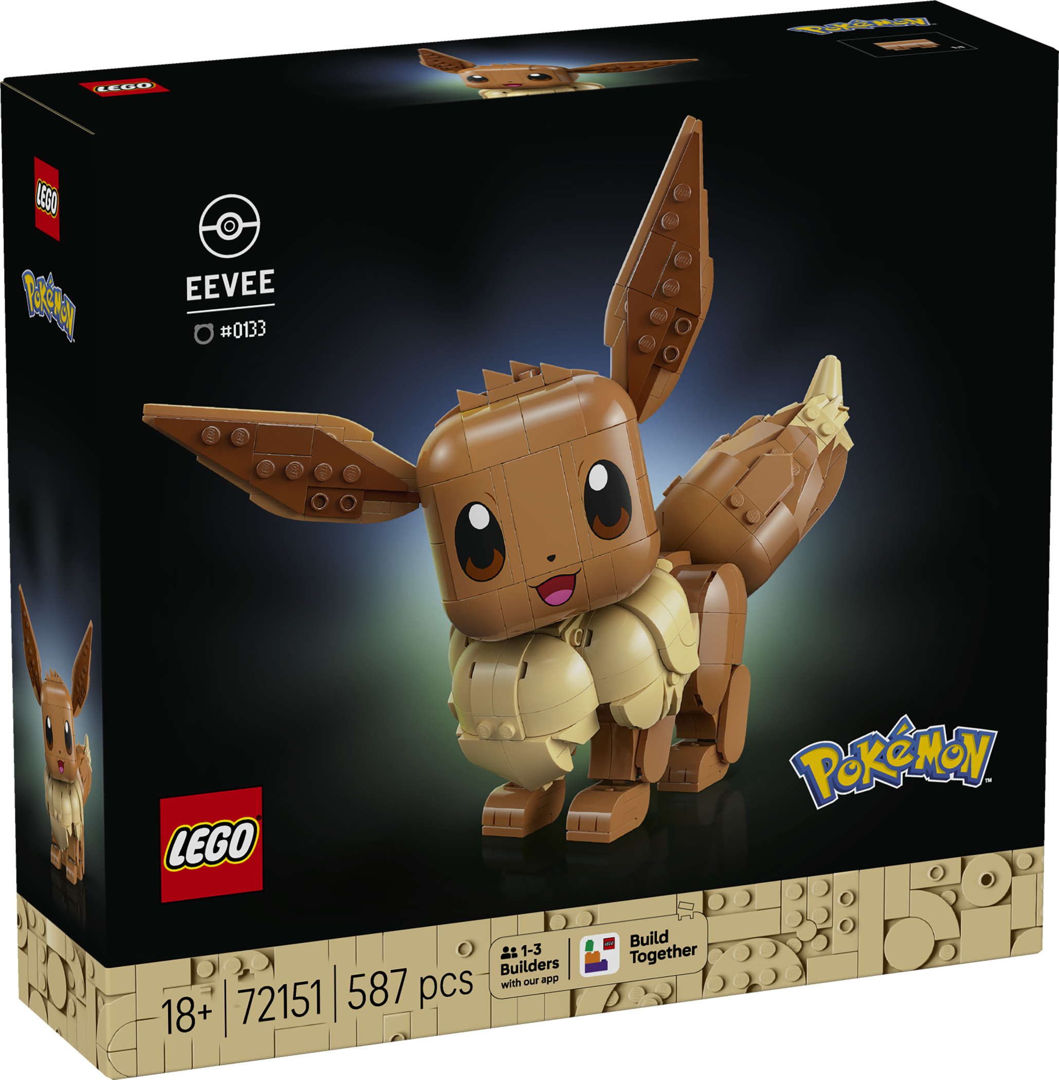 LEGO® Pokémon Evoli 587 Teile 72151 Spielbausteine