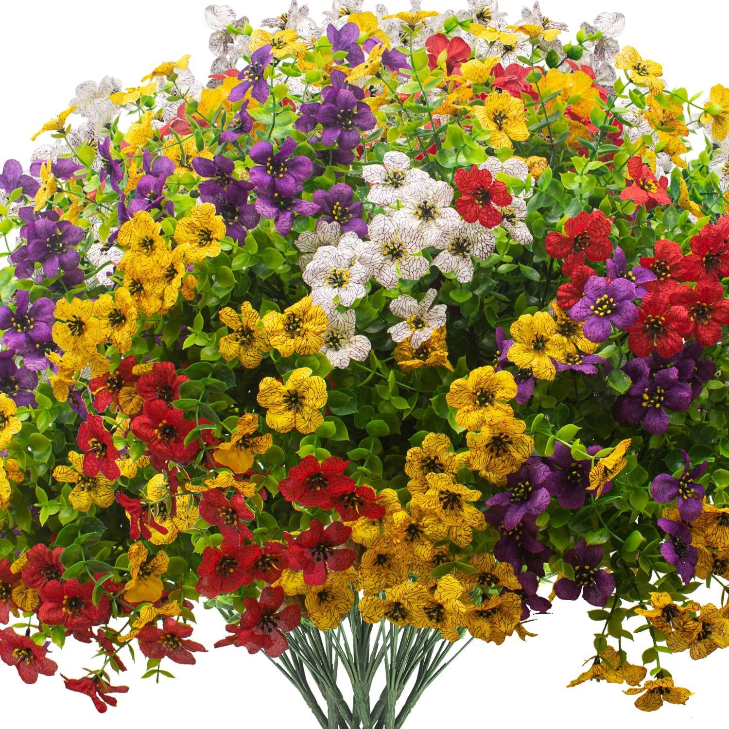 Kunstblumenstrauß Frühling Künstlicher Blumenstrauß Outdoor Balkonpflanzen, günstig online kaufen