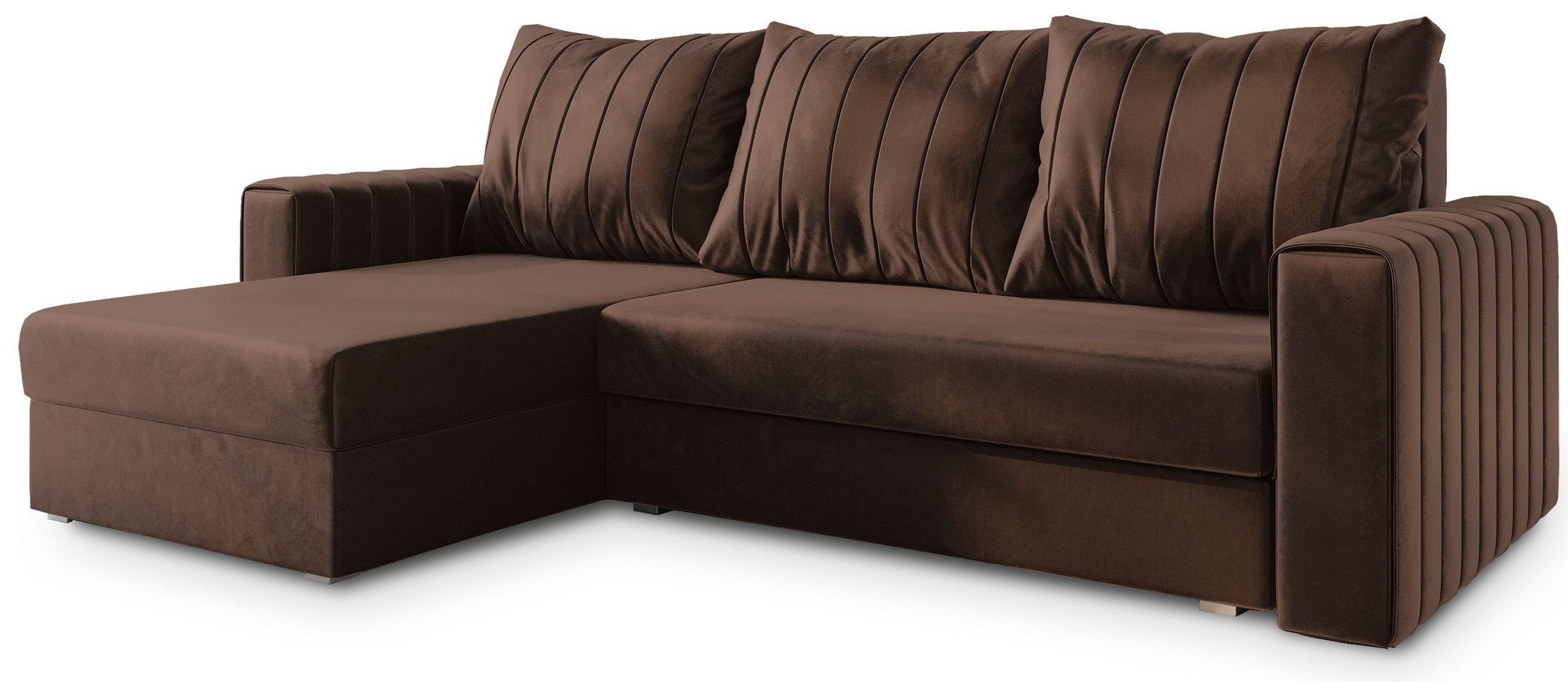 Masseno Ecksofa CARL mit Schlaffunktion L-Form, günstig online kaufen