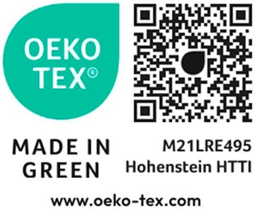 Wendebettwäsche Mabel aus weicher Baumwolle mit schlichtem Grafikprint, Schiesser, Renforcé, 2 teilig, MADE IN GREEN by OEKO-TEX®-zertifiziert