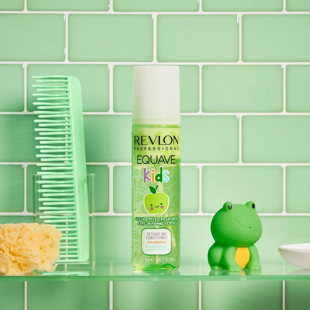 REVLON PROFESSIONAL Haarspülung EQUAVE KIDS DETANGLING CONDITIONER, Köstlicher Duft, frei von Parabenen, Farbstoffen und Allergenen.