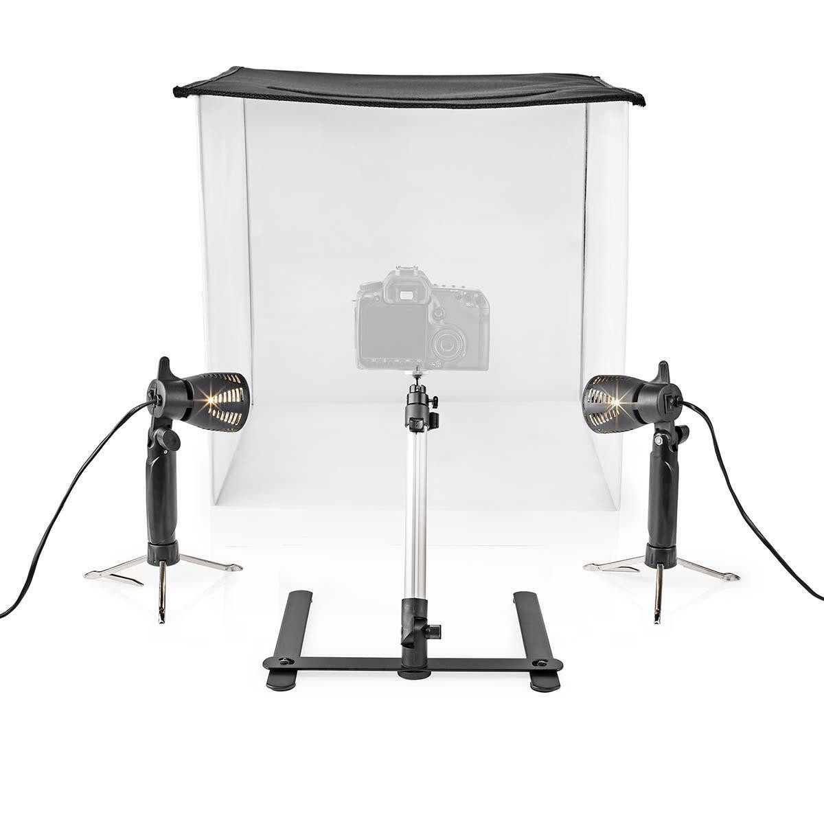 Nedis Fotostudio-Box SKT012WT, Faltbar, Tragetasche, für flexiblen Einsatz im Fotostudio, Warmweiss, Faltbar, Tragetasche, für flexiblen Einsatz im Fotostudio