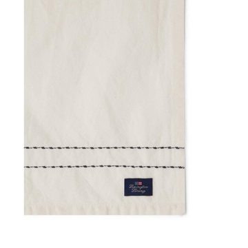 Lexington Serviettenhalter LEXINGTON Serviette With Embroidered Stiches Cotton Linen (50x50)