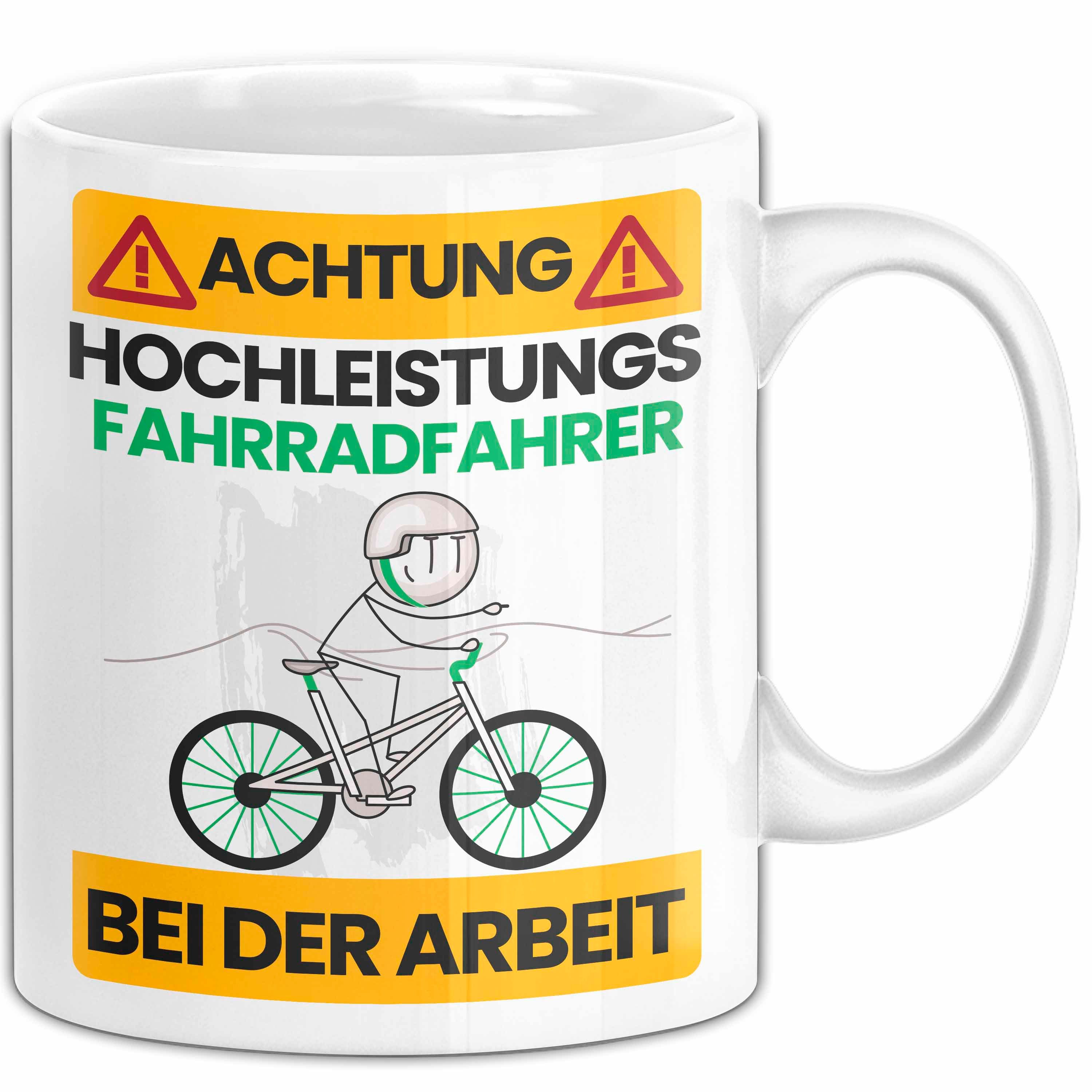 Trendation Tasse Fahrradfahrer Tasse Geschenk Lustiger Spruch Geschenkidee für Fahrradf