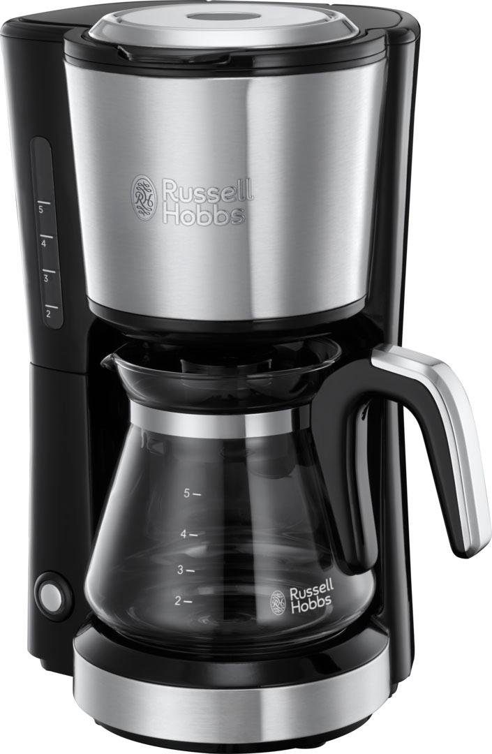 RUSSELL HOBBS Filterkaffeemaschine Compact Home 24210-56, 0,62l Kaffeekanne, Permanentfilter 1x2, Platzsparendes Design für kleine Haushalte oder Küchen