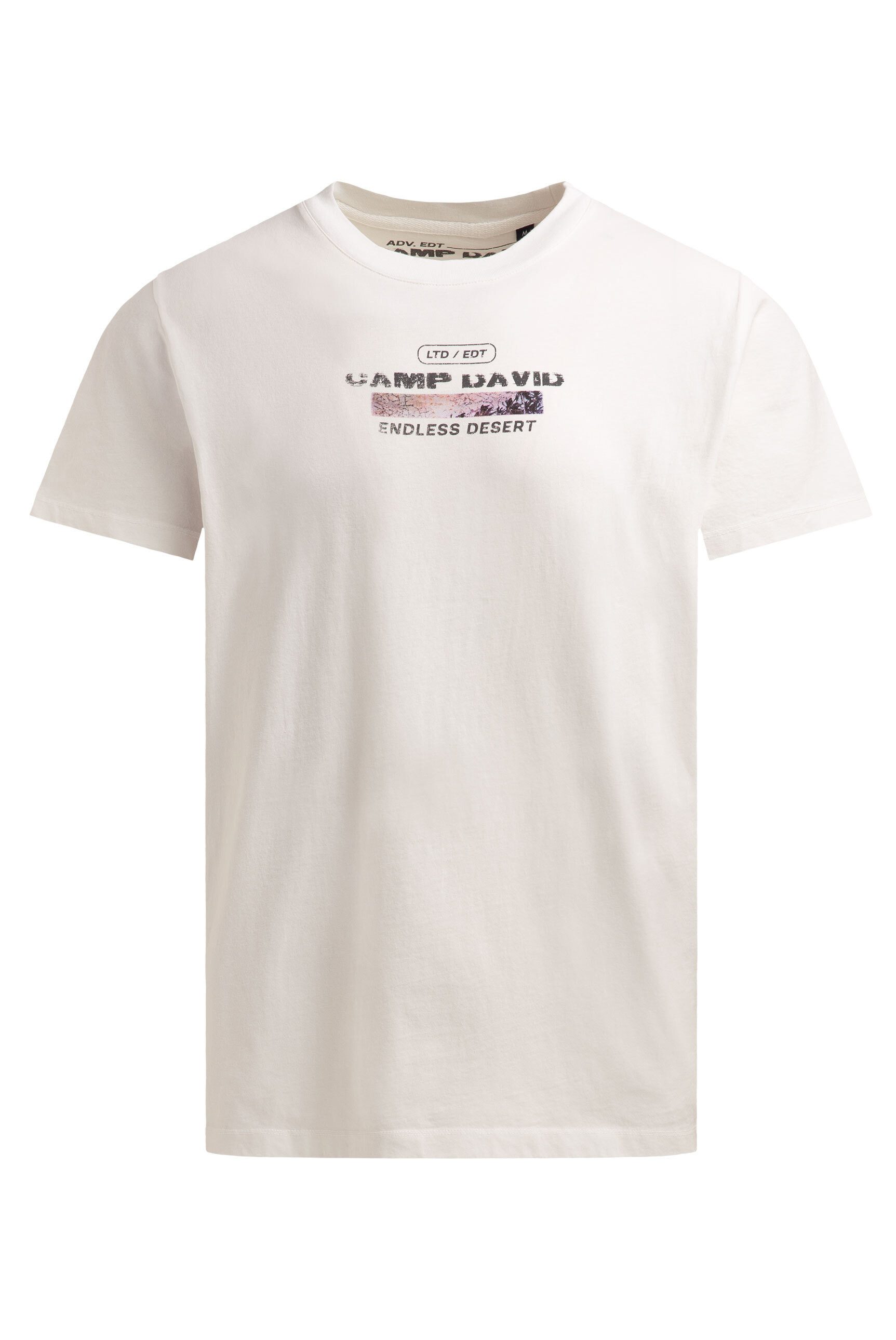 CAMP DAVID Rundhalsshirt aus Baumwolle