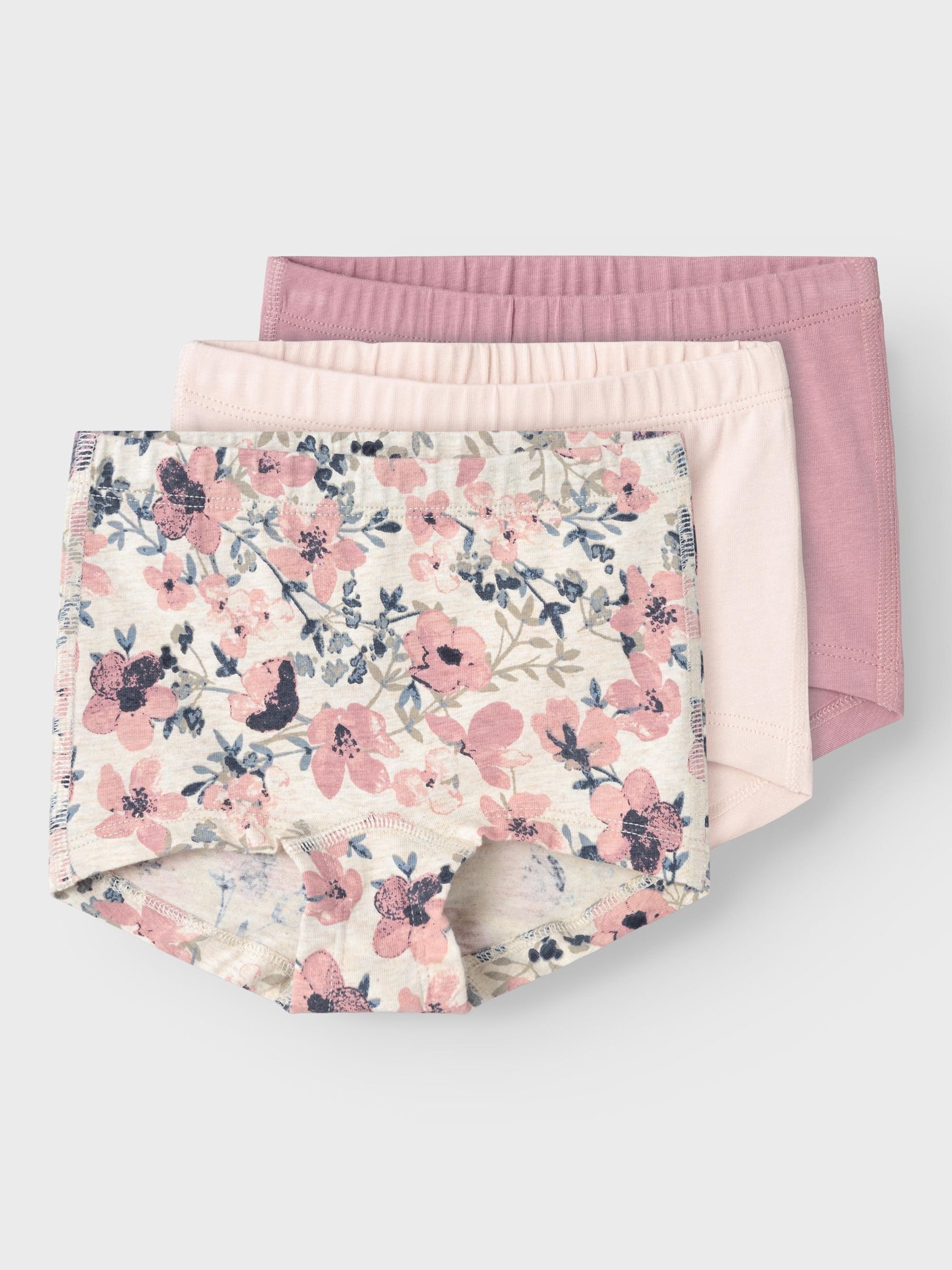 Name It Boxershorts NMFTIGHTS 3P NOSTALGIA FLOWER NOOS