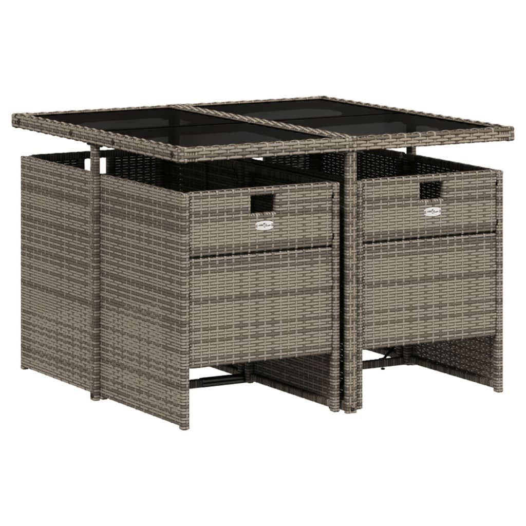 vidaXL Garten-Essgruppe 5-tlg. Garten-Essgruppe mit Kissen günstig online kaufen
