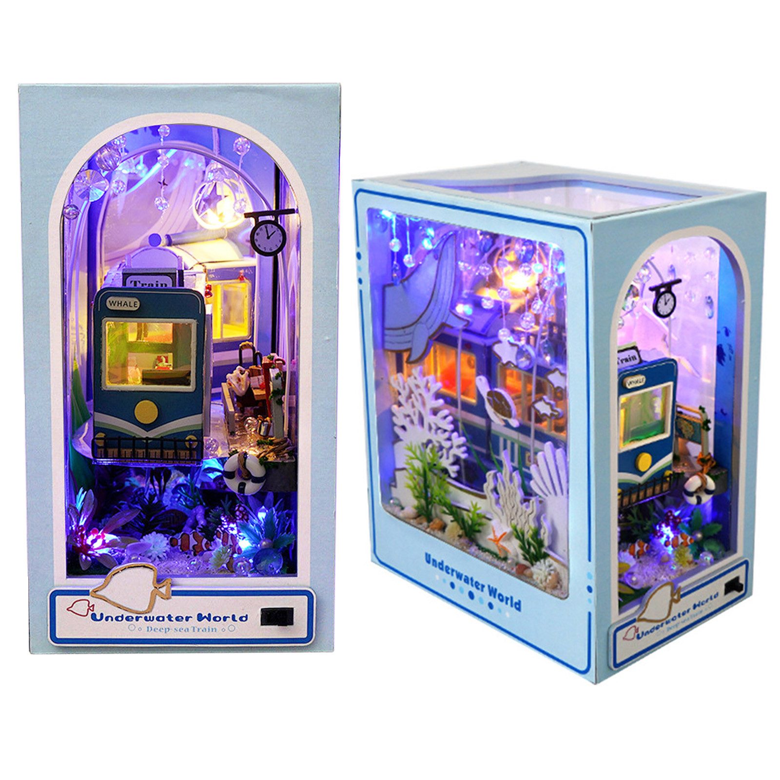 OKWISH 3D-Puzzle Miniatur Holz Bücherregal DIY günstig online kaufen