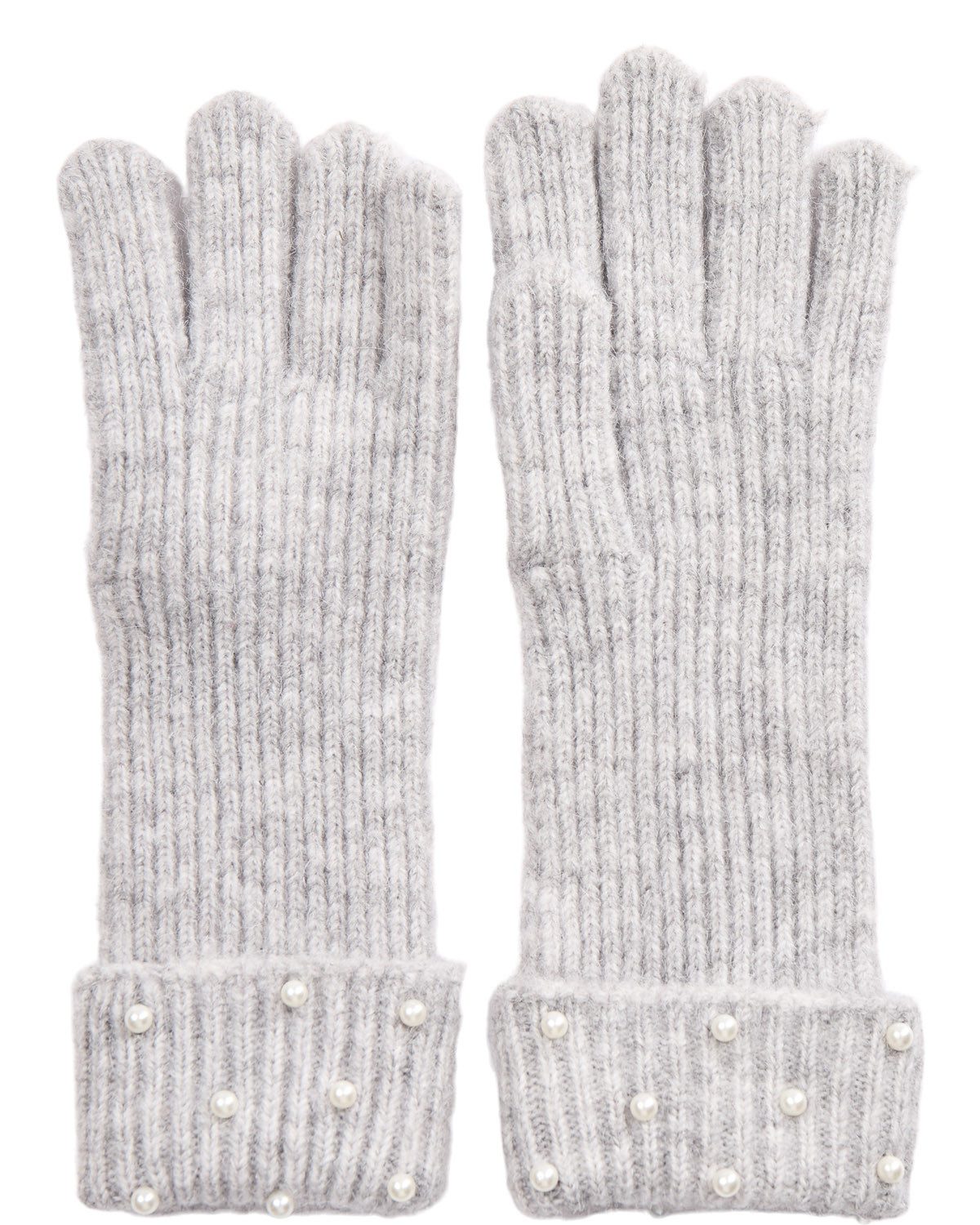 nümph Strickhandschuhe – Elegante Strickhandschuhe mit Perlen