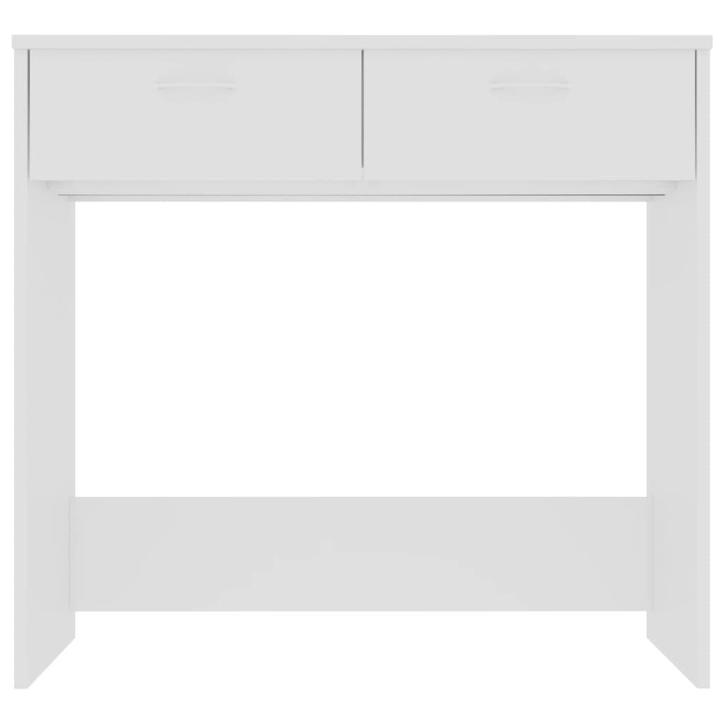 Schreibtisch Weiß Holzwerkstoff Schreibtisch 80×40×75 cm Weiß | vidaXL Weiß