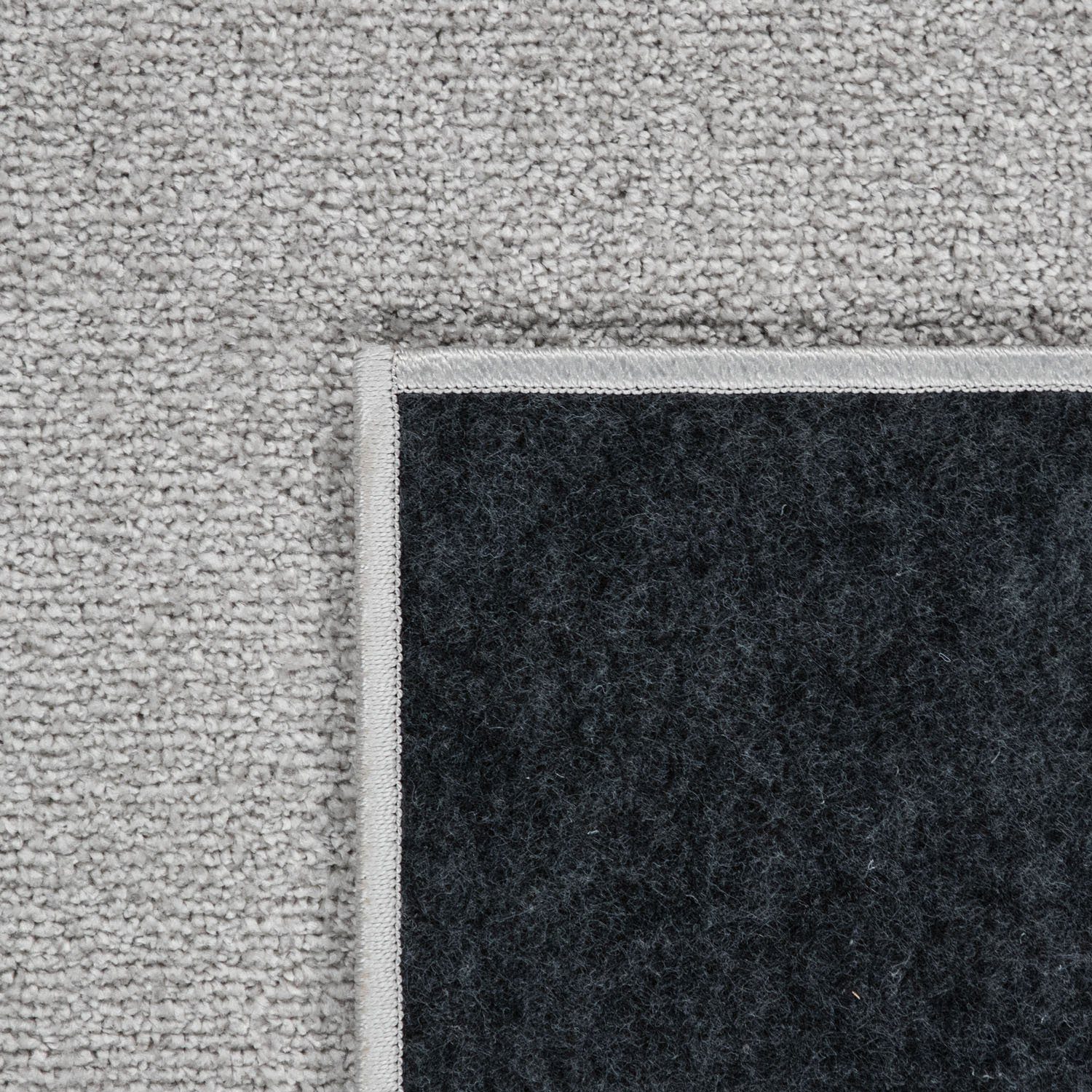 Paco Home Läufer Porto 890, rechteckig, Höhe: 13 mm, Teppich-Läufer, Kurzflor, Uni-Farben, ideal im Flur und Schlafzimmer