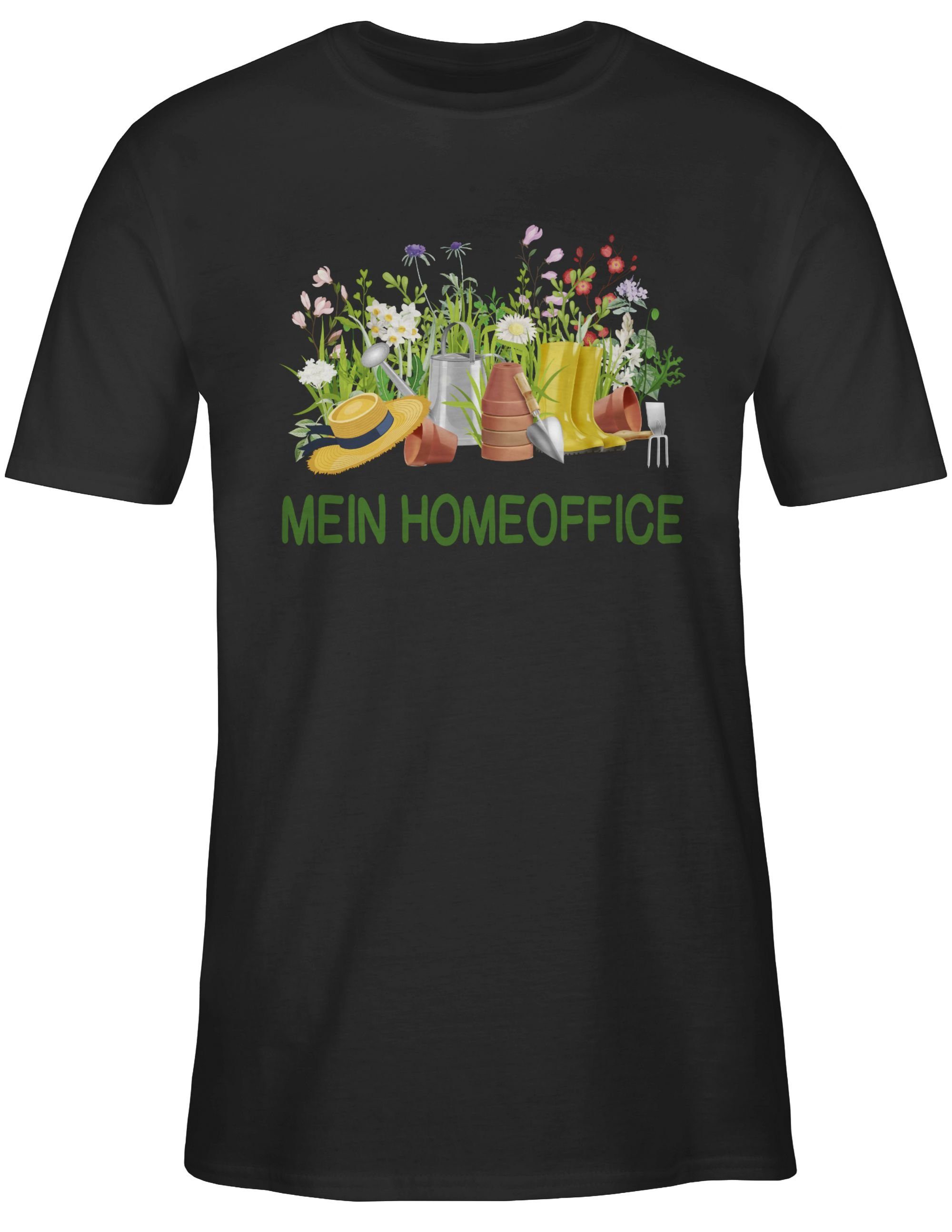 outfit Premium - garten T-Shirt männer herren sprüche Garten - Hobby Herren Outfit homeoffice 02 - T-Shirt t Homeoffice Schwarz shirts Shirtracer - im tshirt