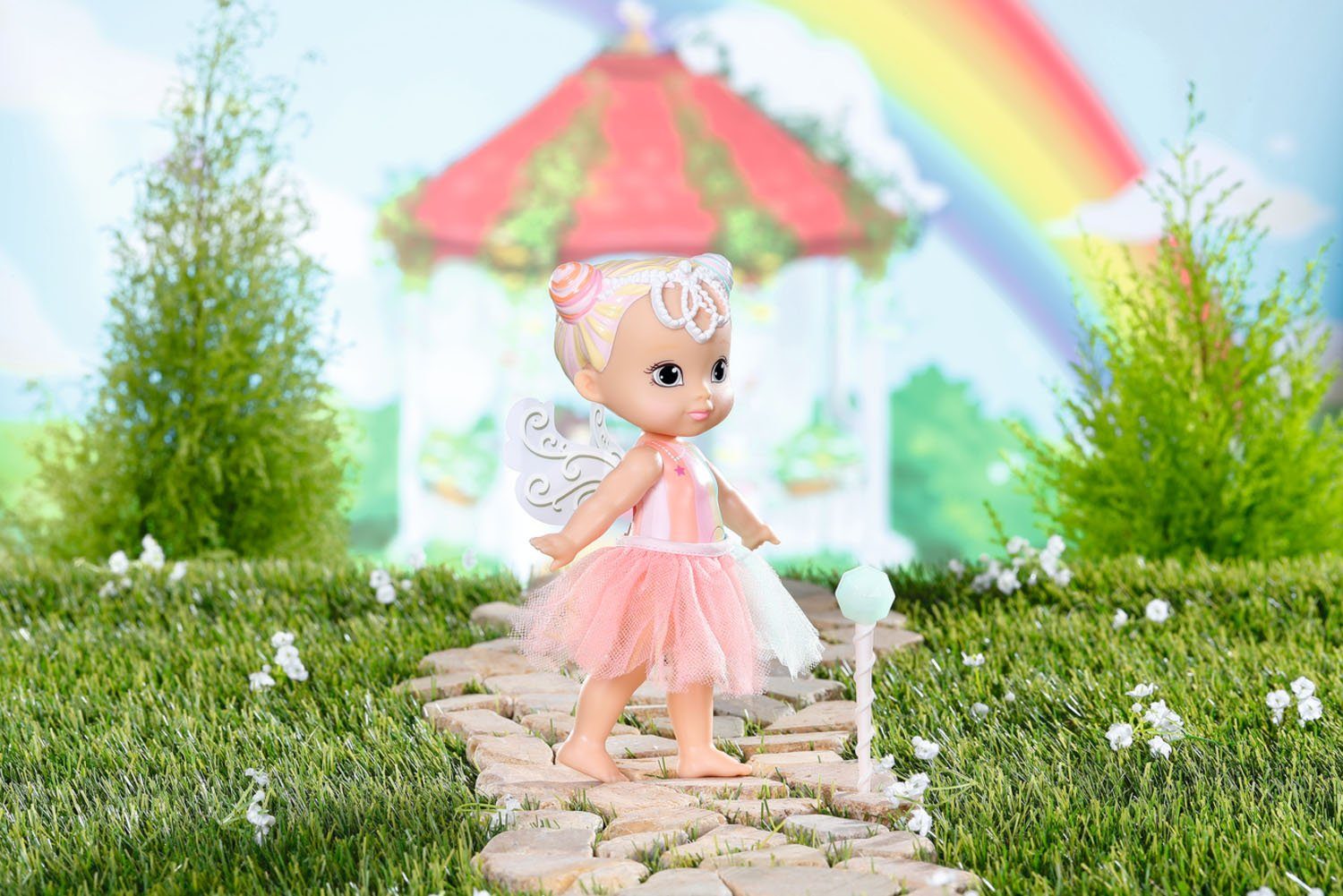 Baby Born Stehpuppe Storybook 18 mit Fairy cm, Rainbow, Lichteffekten