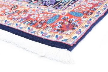 Wollteppich Rafsanjan Teppich handgeknüpft dunkelblau, morgenland, rechteckig, Höhe: 7 mm