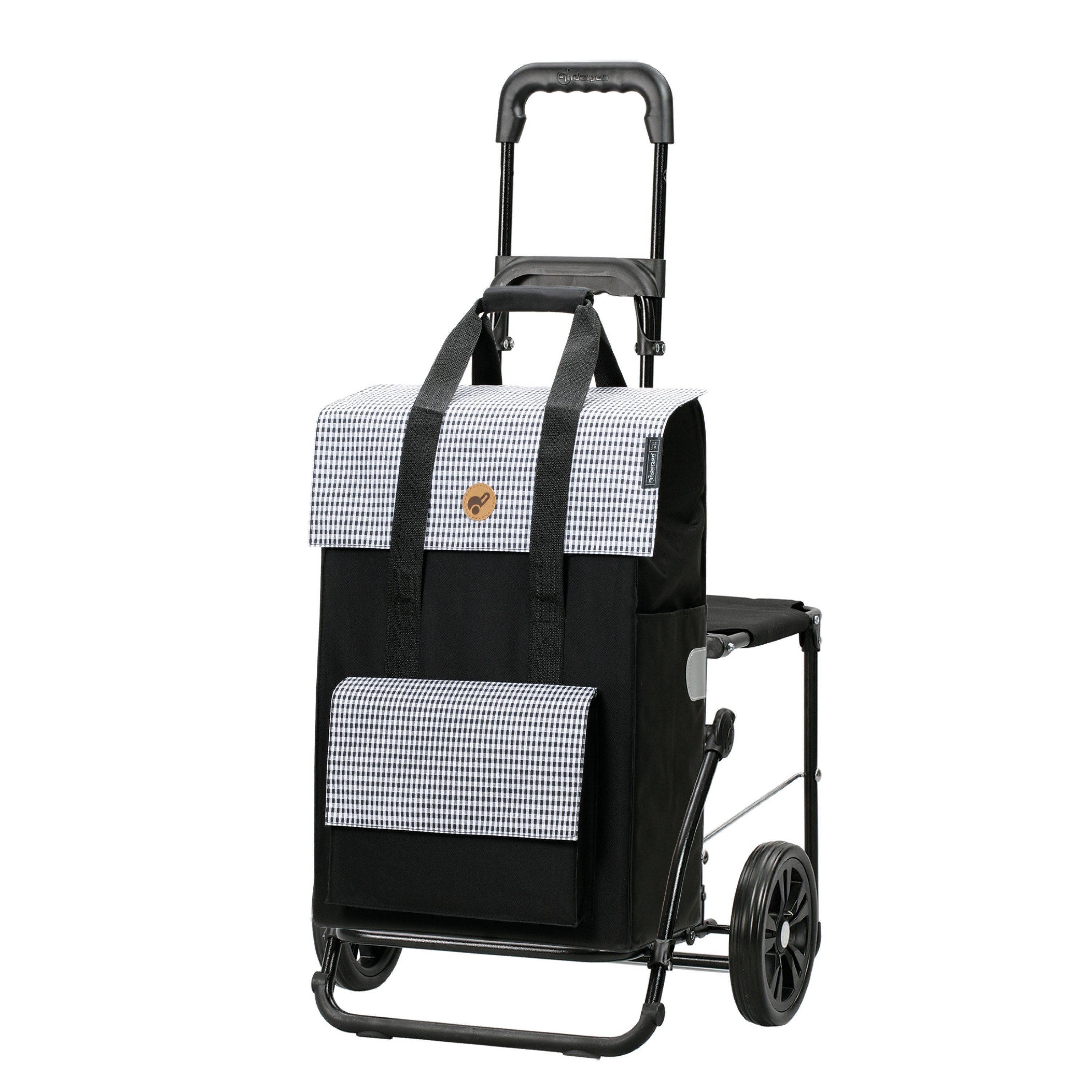 Andersen Einkaufstrolley Komfort Shopper Milla schwarz, günstig online kaufen