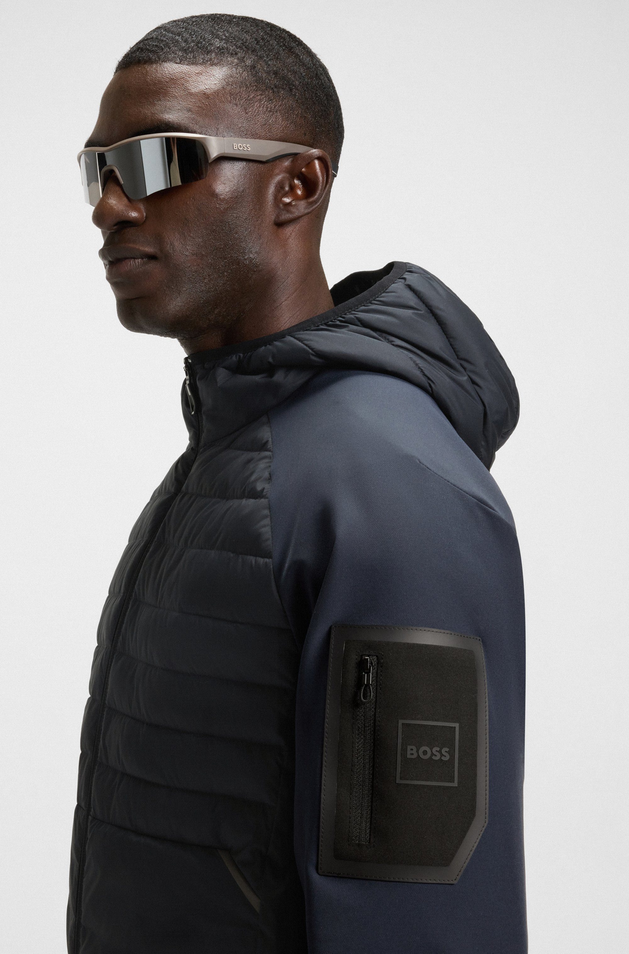 BOSS GREEN Outdoorjacke J Urbanex Hybrid HD wasserabweisend Regenjacke mit günstig online kaufen