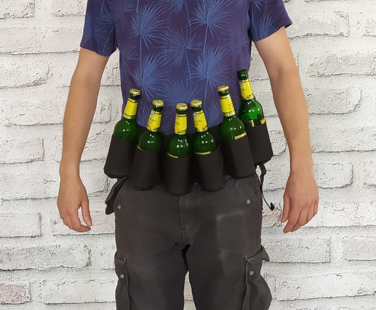 Out of the Blue Stoffgürtel Bier günstig online kaufen